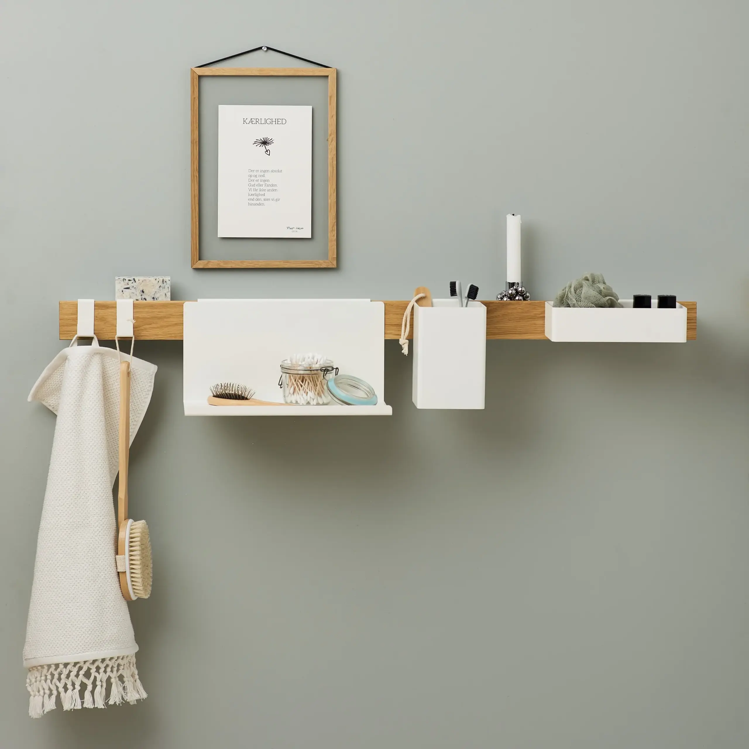 Gejst - Shelf - FLEX Side Table - White