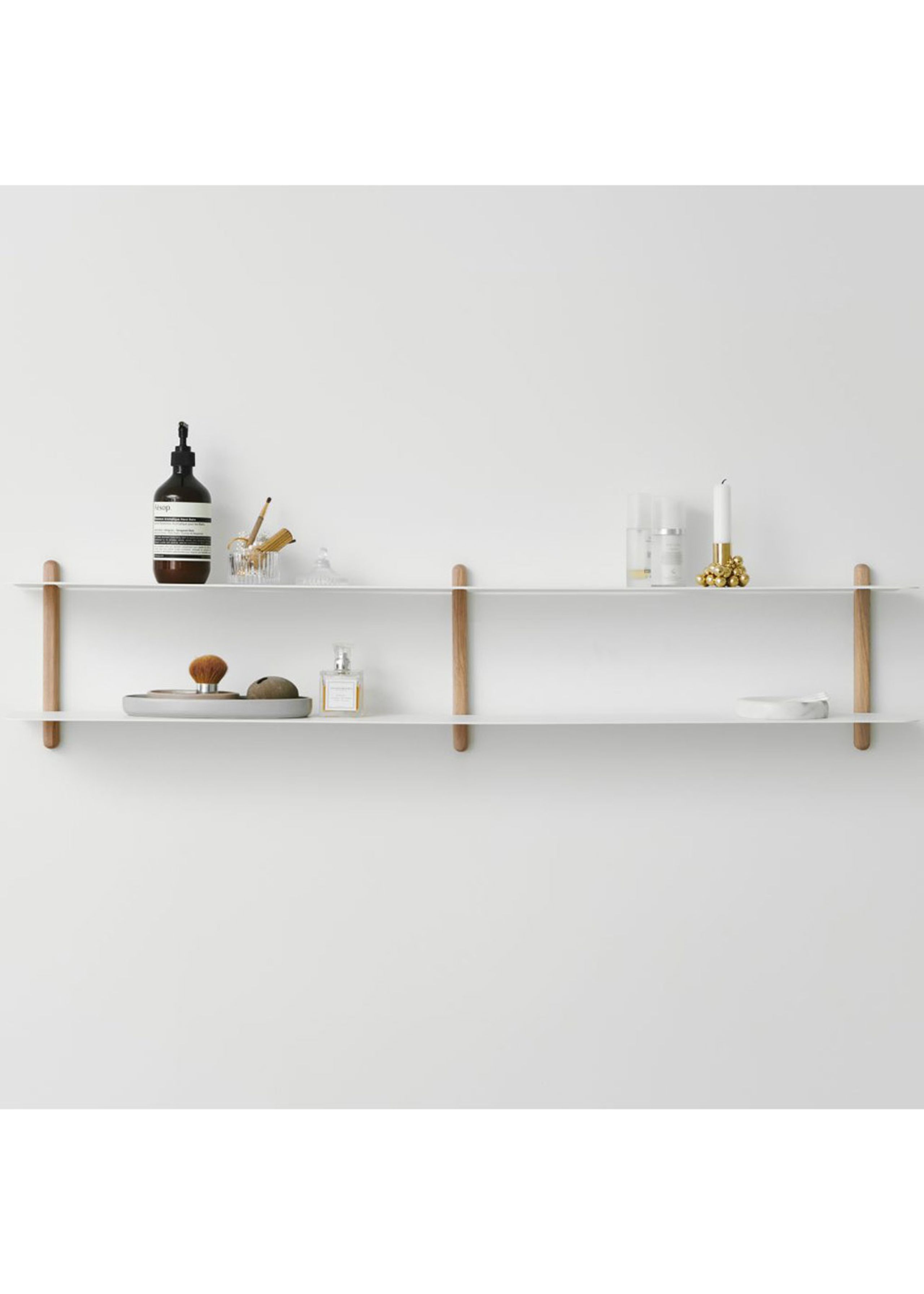 Gejst - Hylde - NIVO - C - Light Oak/White