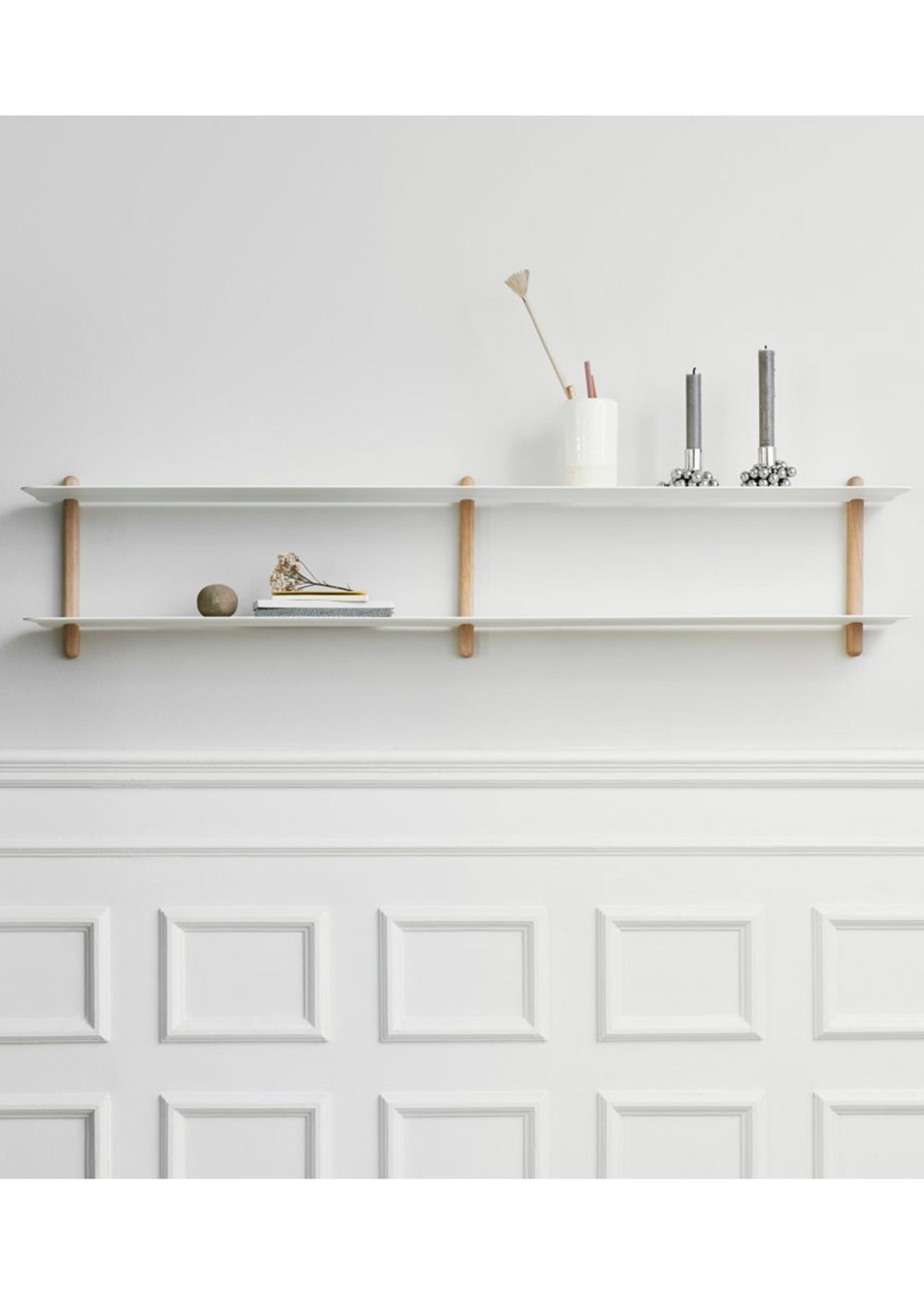 Gejst - Hylde - NIVO - C - Light Oak/White