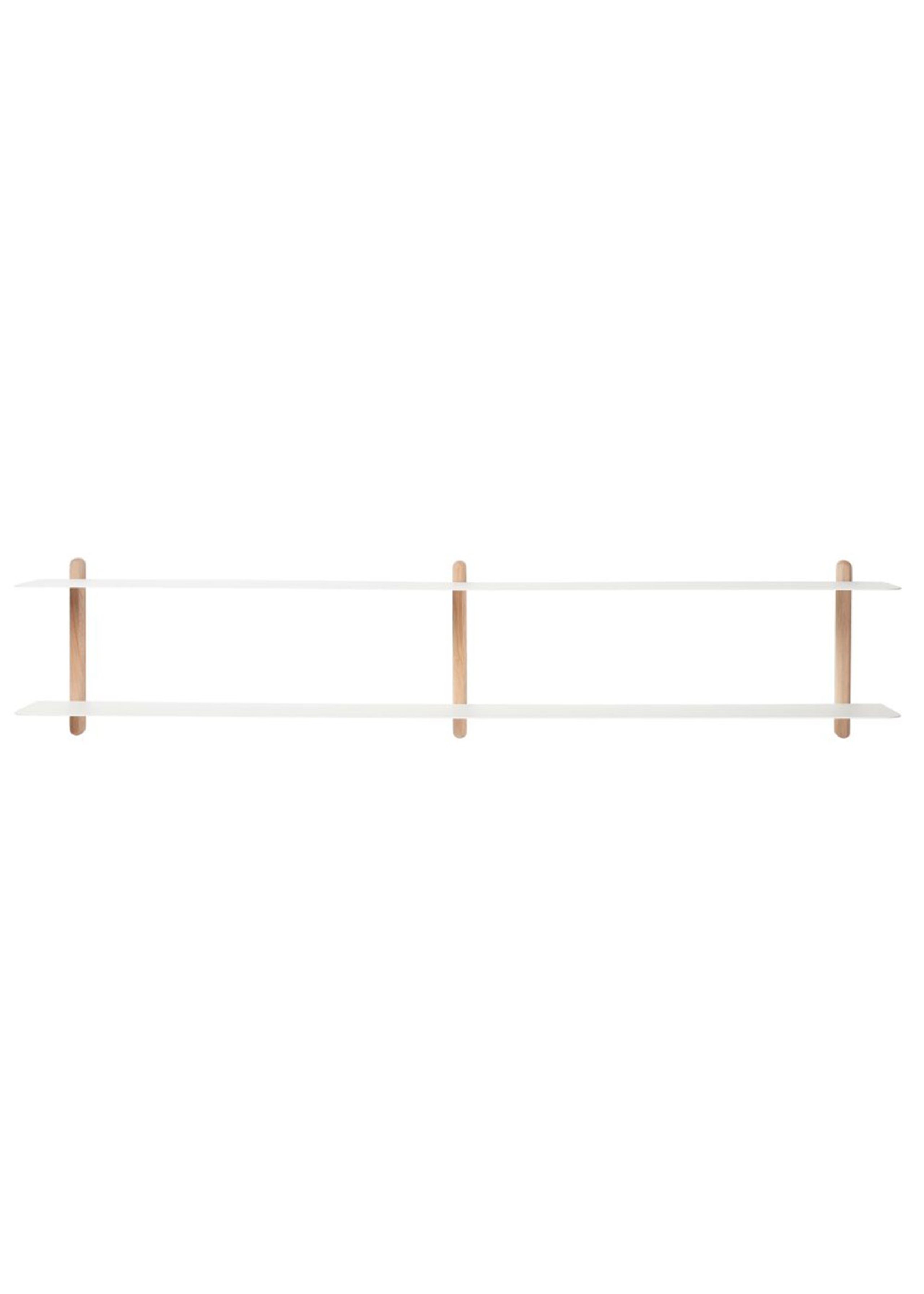 Gejst - Hylde - NIVO - C - Light Oak/White