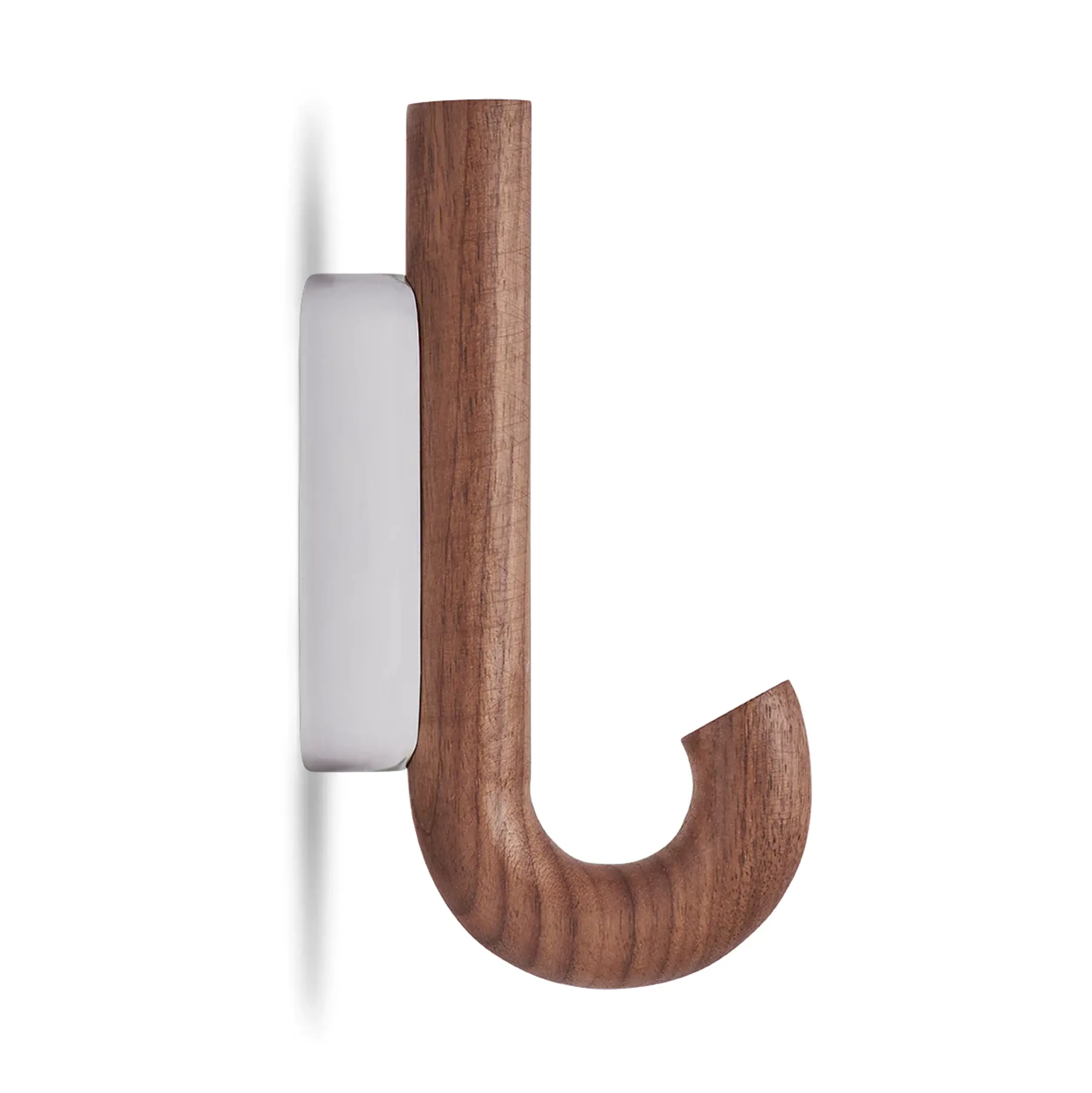 Gejst - Haken - Hook Mini Knage - Walnut/Chrome