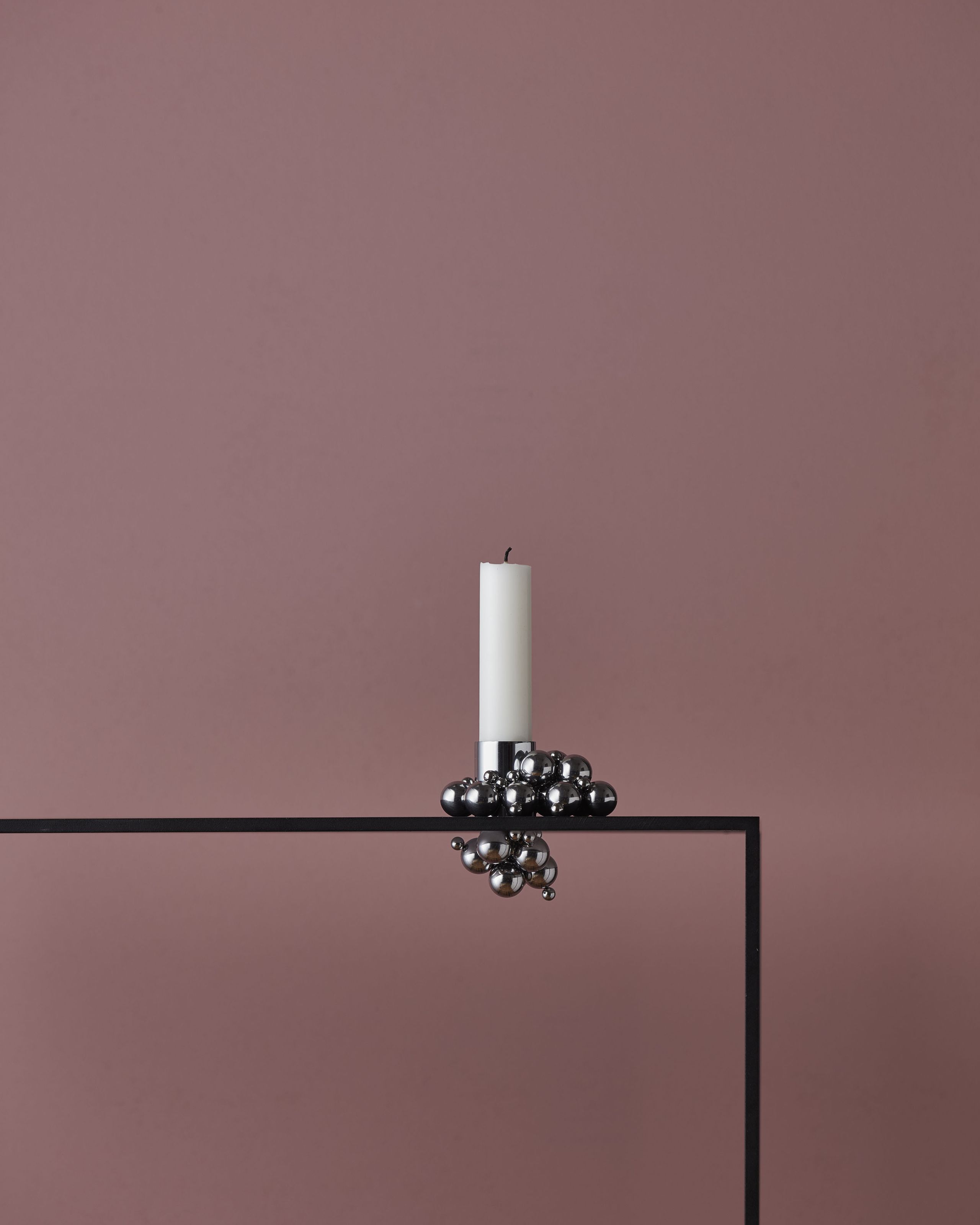 Gejst - Candle Holder - Mole - Chrome 1