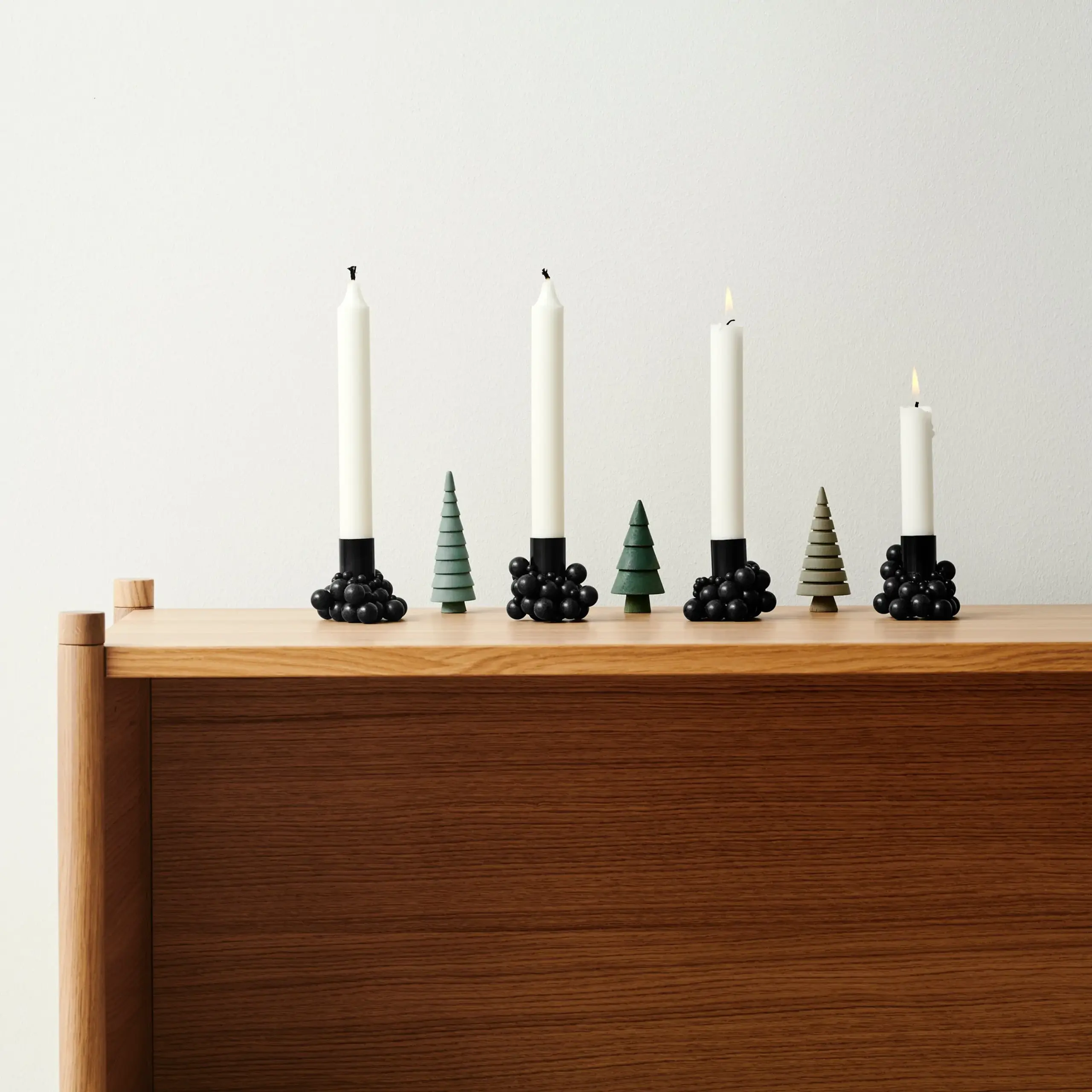 Gejst - Držiak na sviečku - Molekyl - Black 4