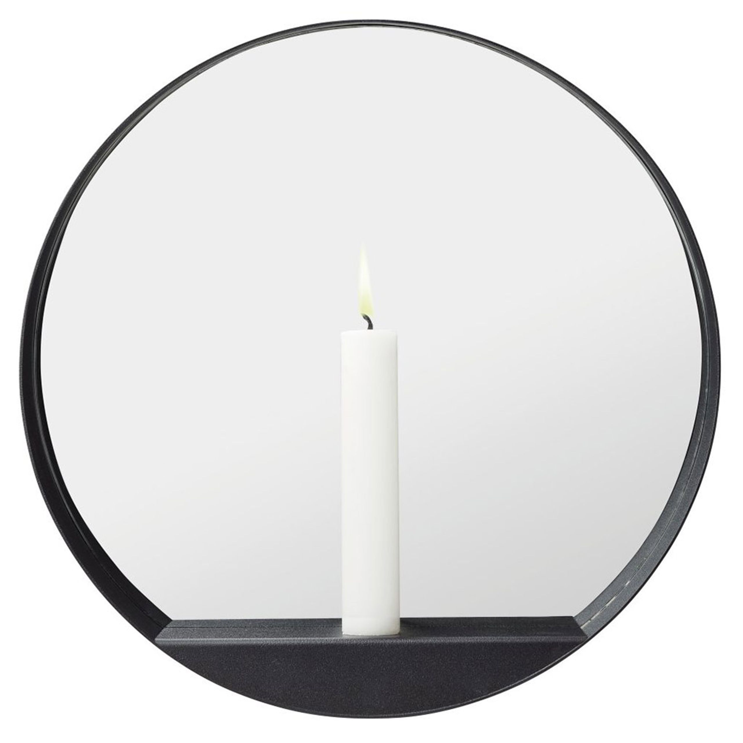 Gejst - Mirror - GLIM Mirror Candlestick Round - Black