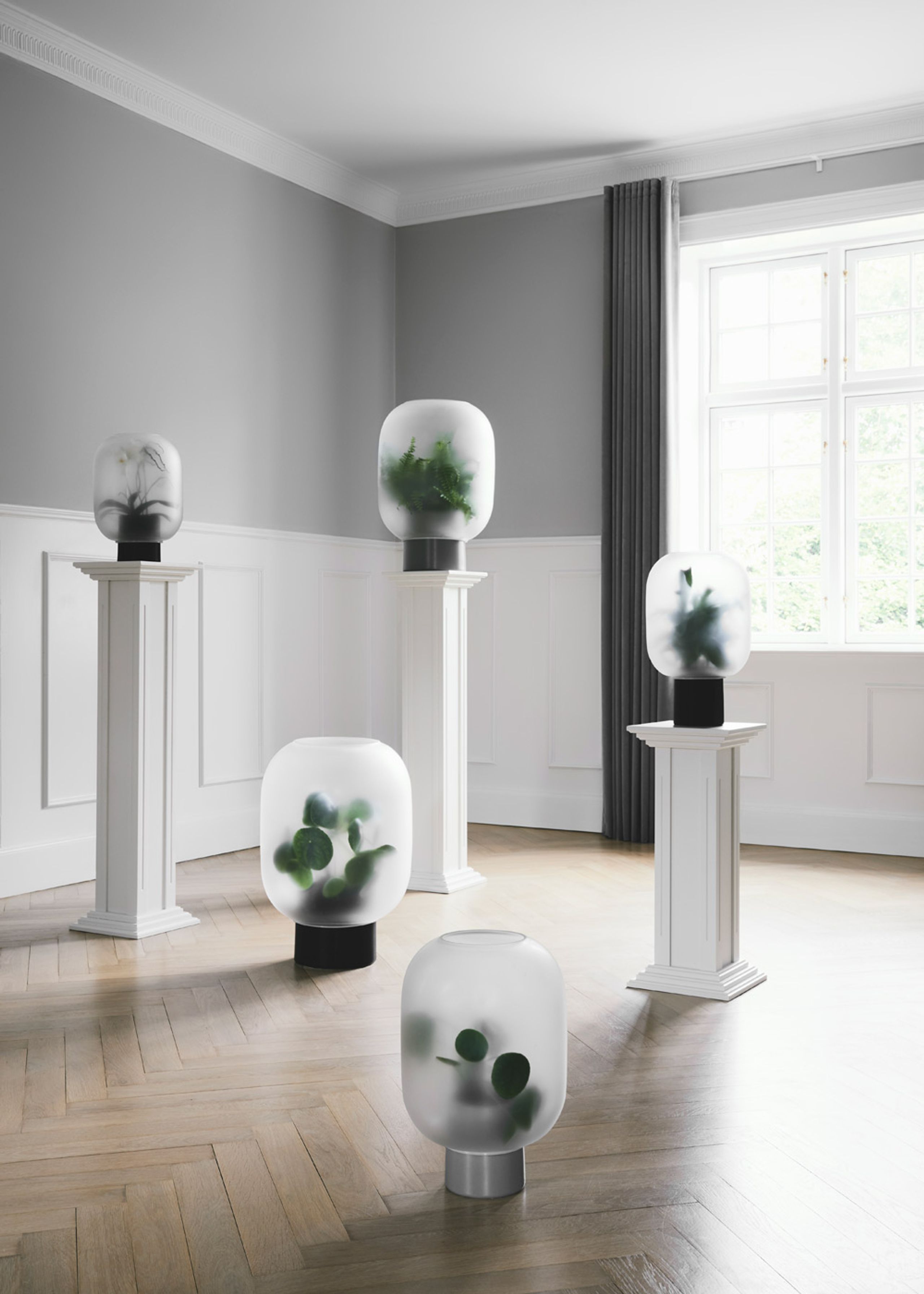 Gejst - Vase - NEBL - Large - Grey