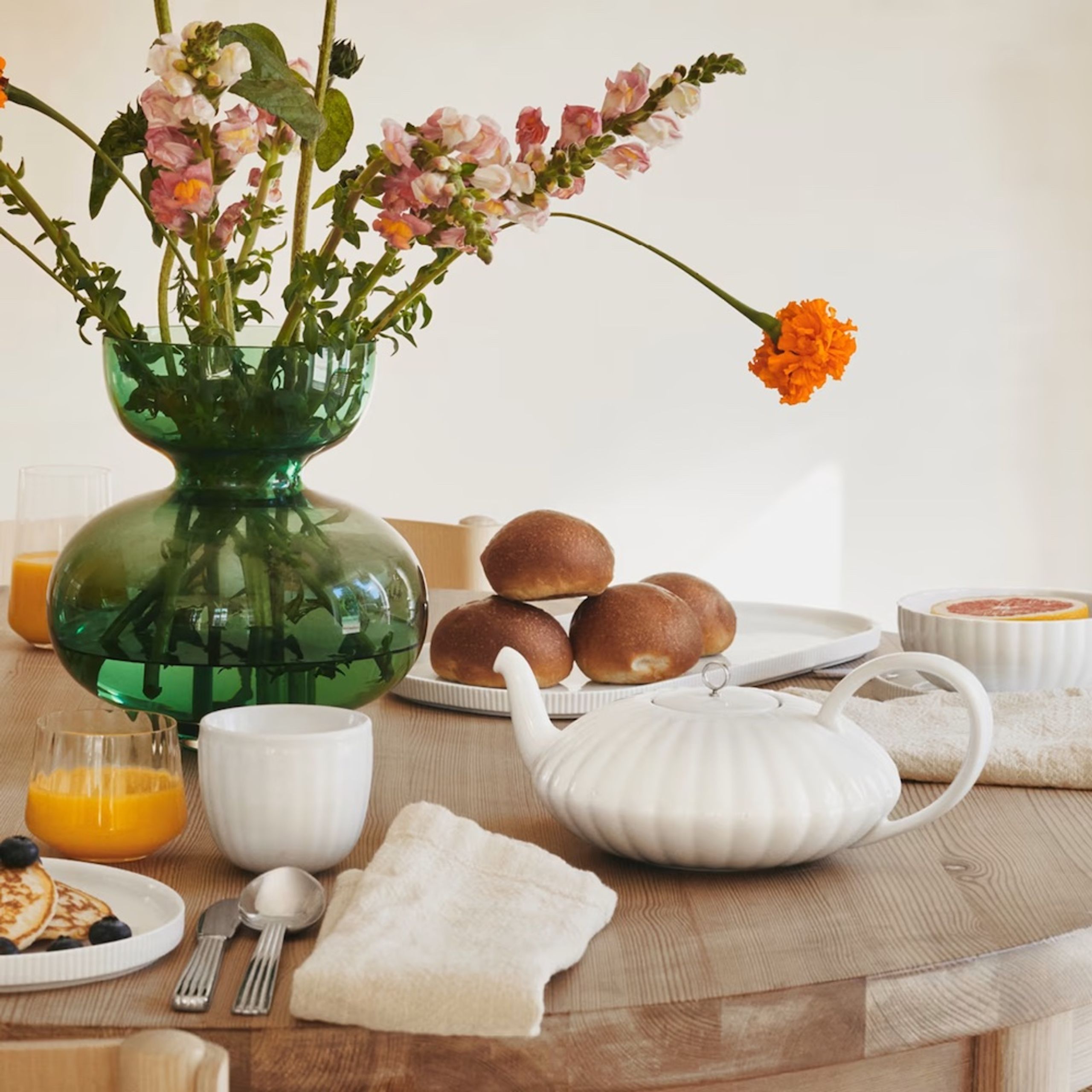 Georg Jensen - Glas - Bernadotte Tumbler - Low - Clear Glass