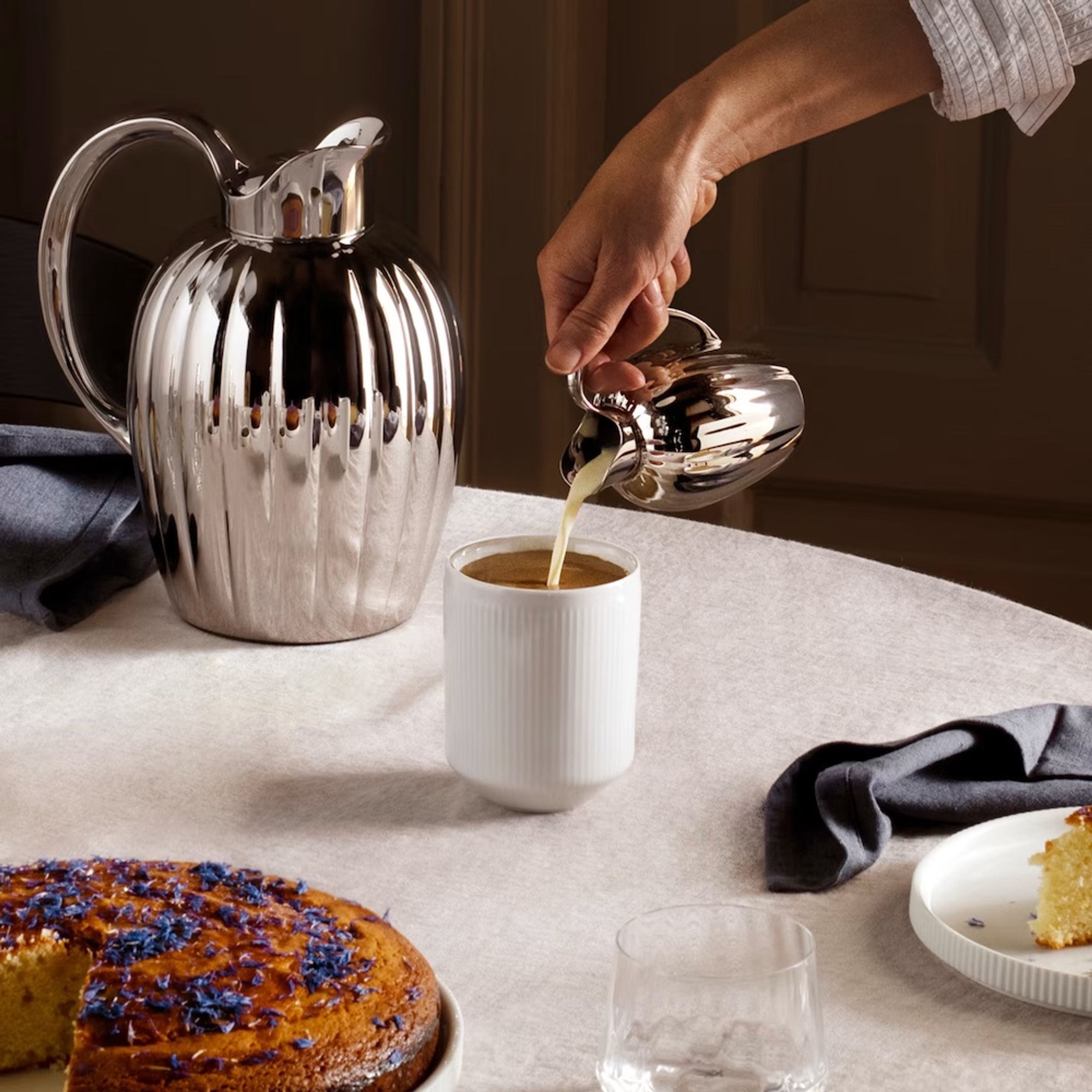 Georg Jensen - Kanne - Bernadotte Creamer - Stainless Steel - 23 cl