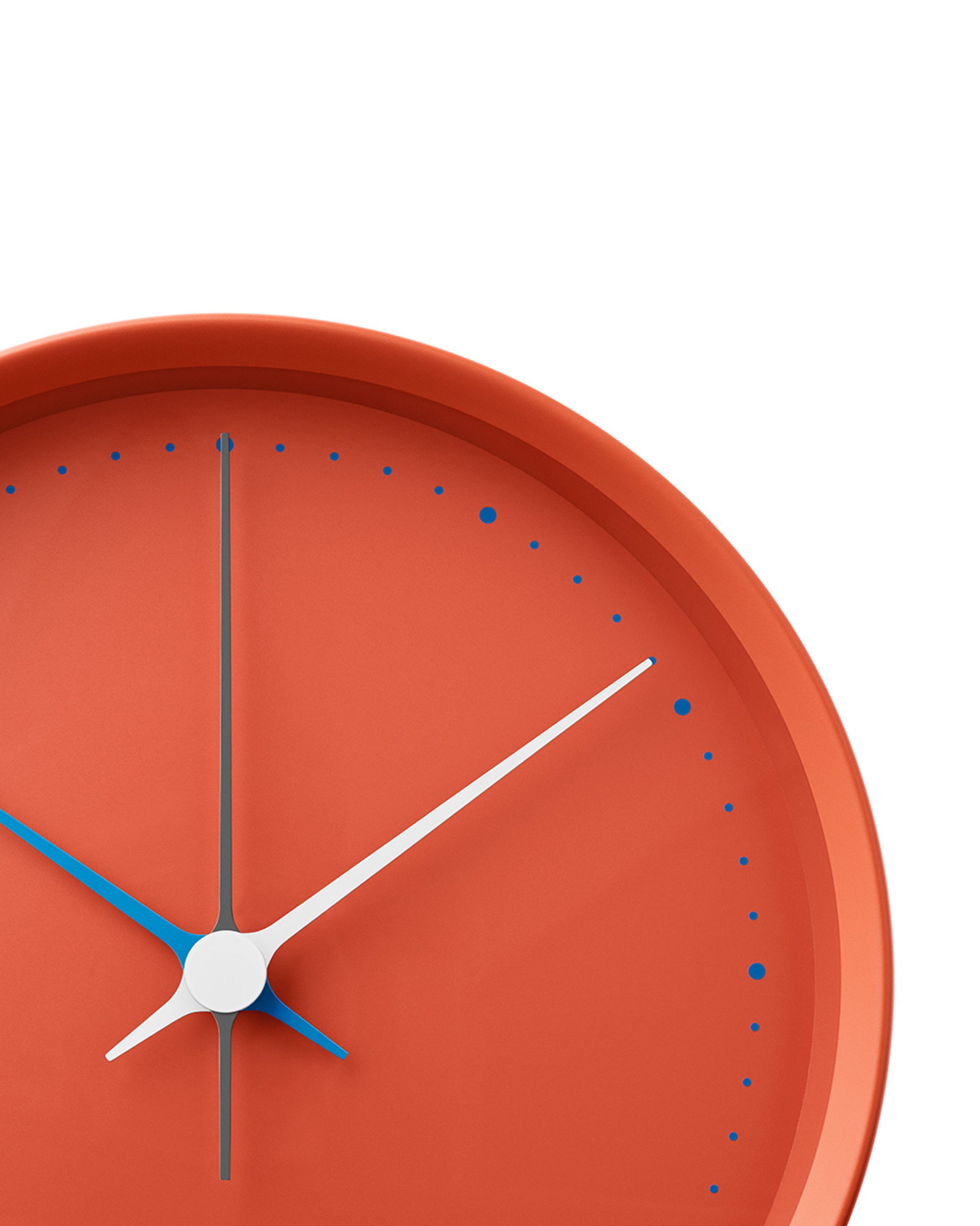 Georg Jensen - Uhr - Henning Koppel Wall Clock - Cph Red Matte