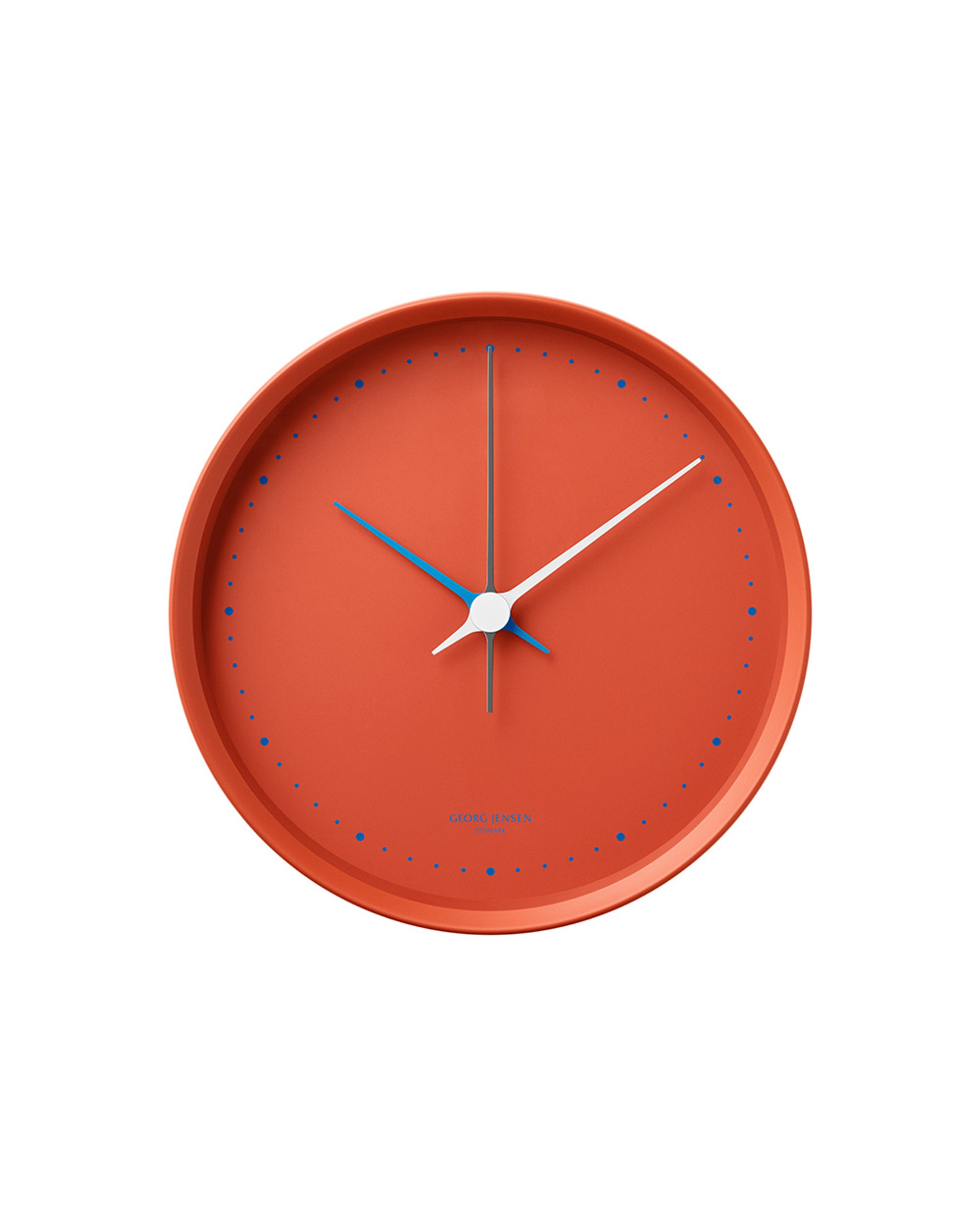 Georg Jensen - Uhr - Henning Koppel Wall Clock - Cph Red Matte