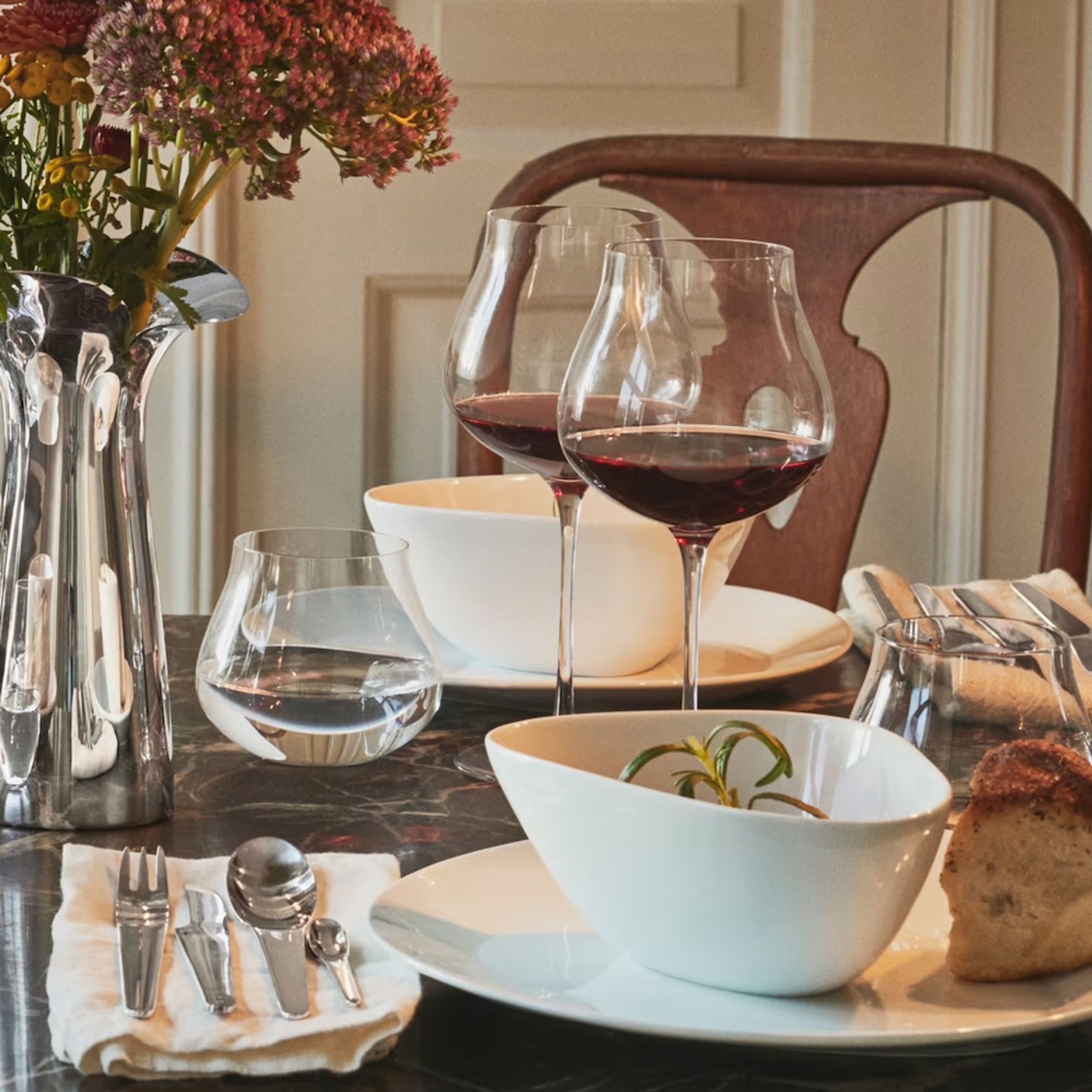 Georg Jensen - Vase - Bloom Botanica Vase - Stainless Steel - 22 cm