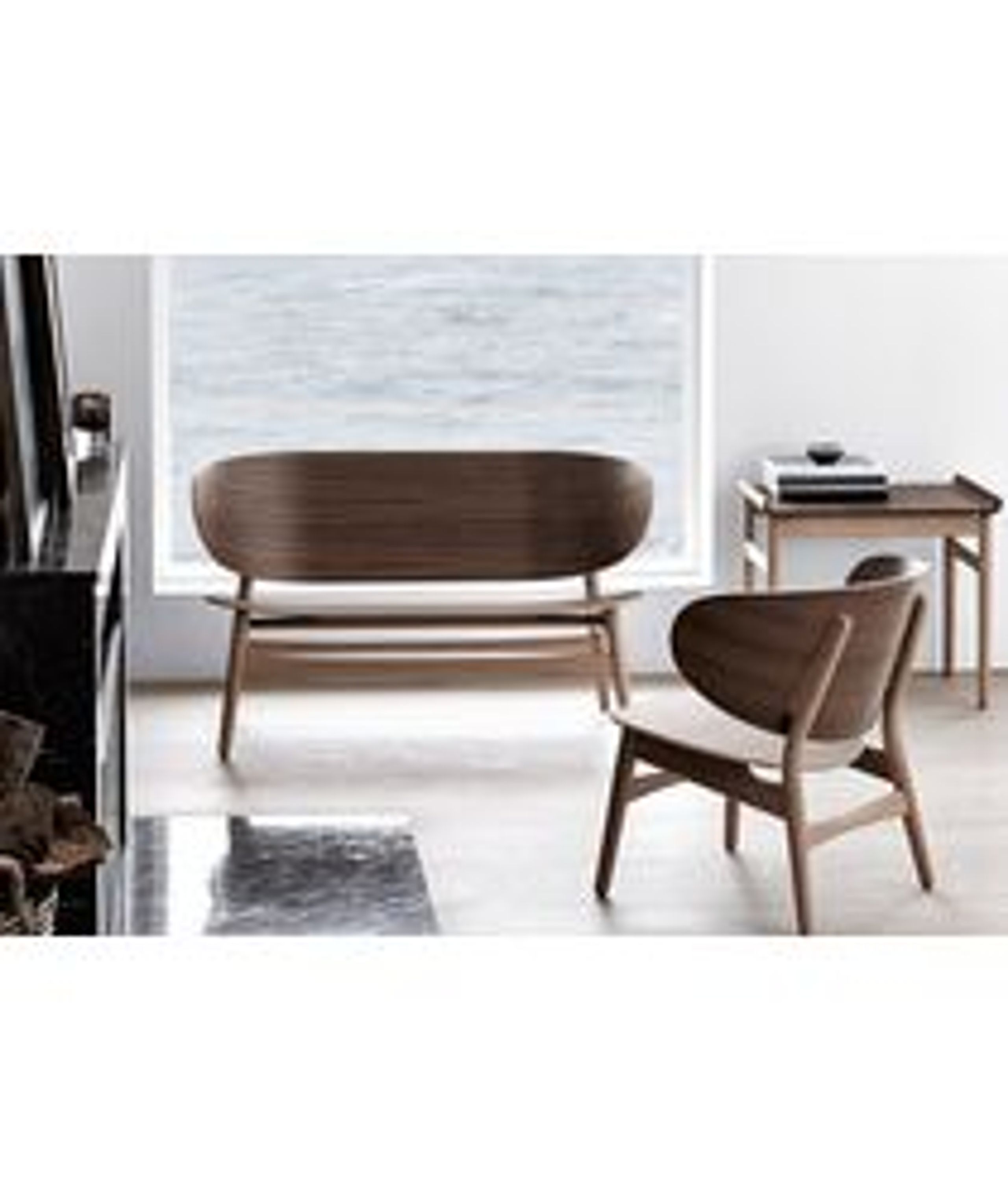 Getama - Bench - GE1935 Venus Bench by Hans J. Wegner - Lacquered Oak