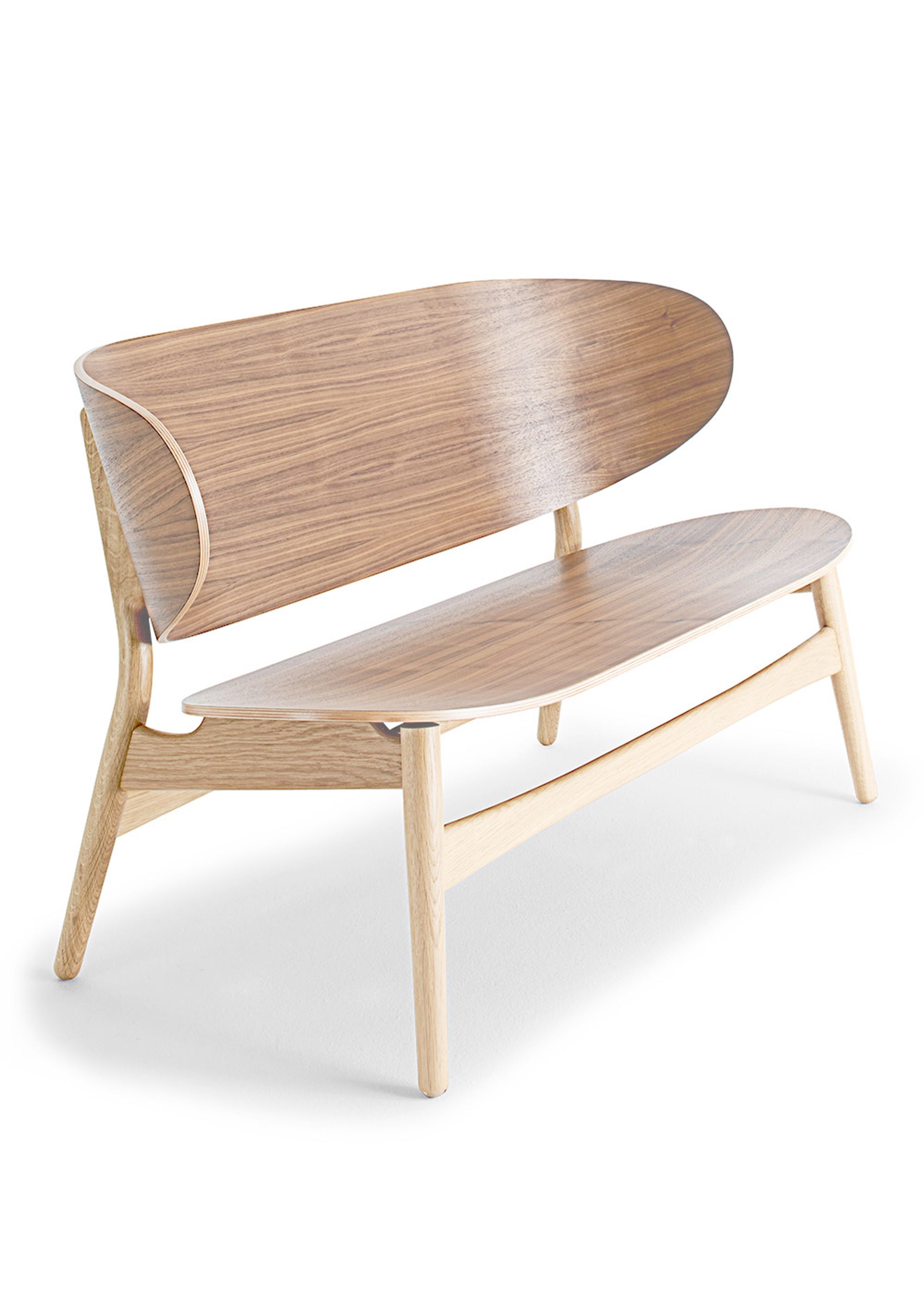 Getama - Bench - GE1935 Venus Bench by Hans J. Wegner - Lacquered Oak