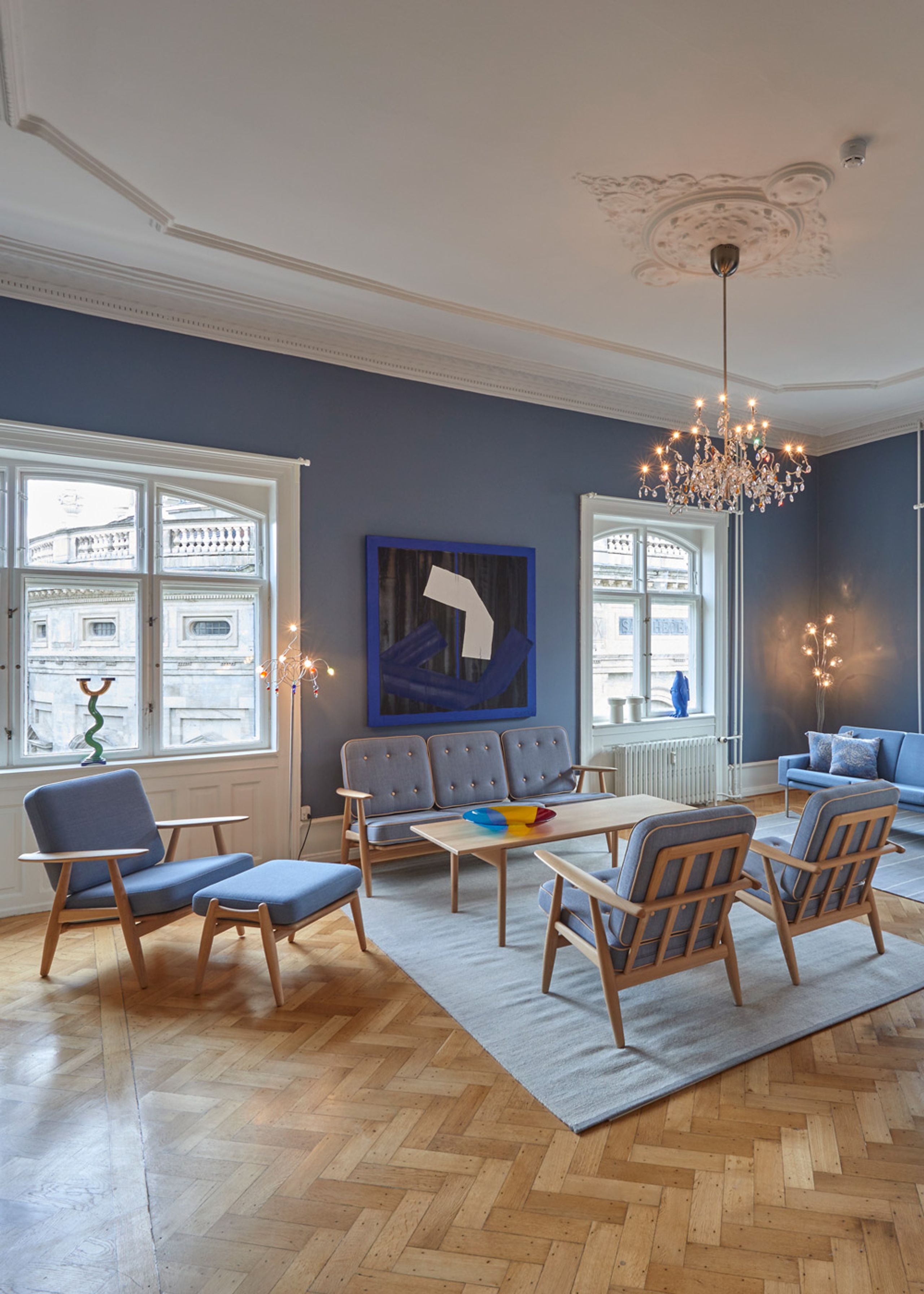 Getama - Lounge stoel - GE240 / The Cigar Chair / by Hans J. Wegner - Oak