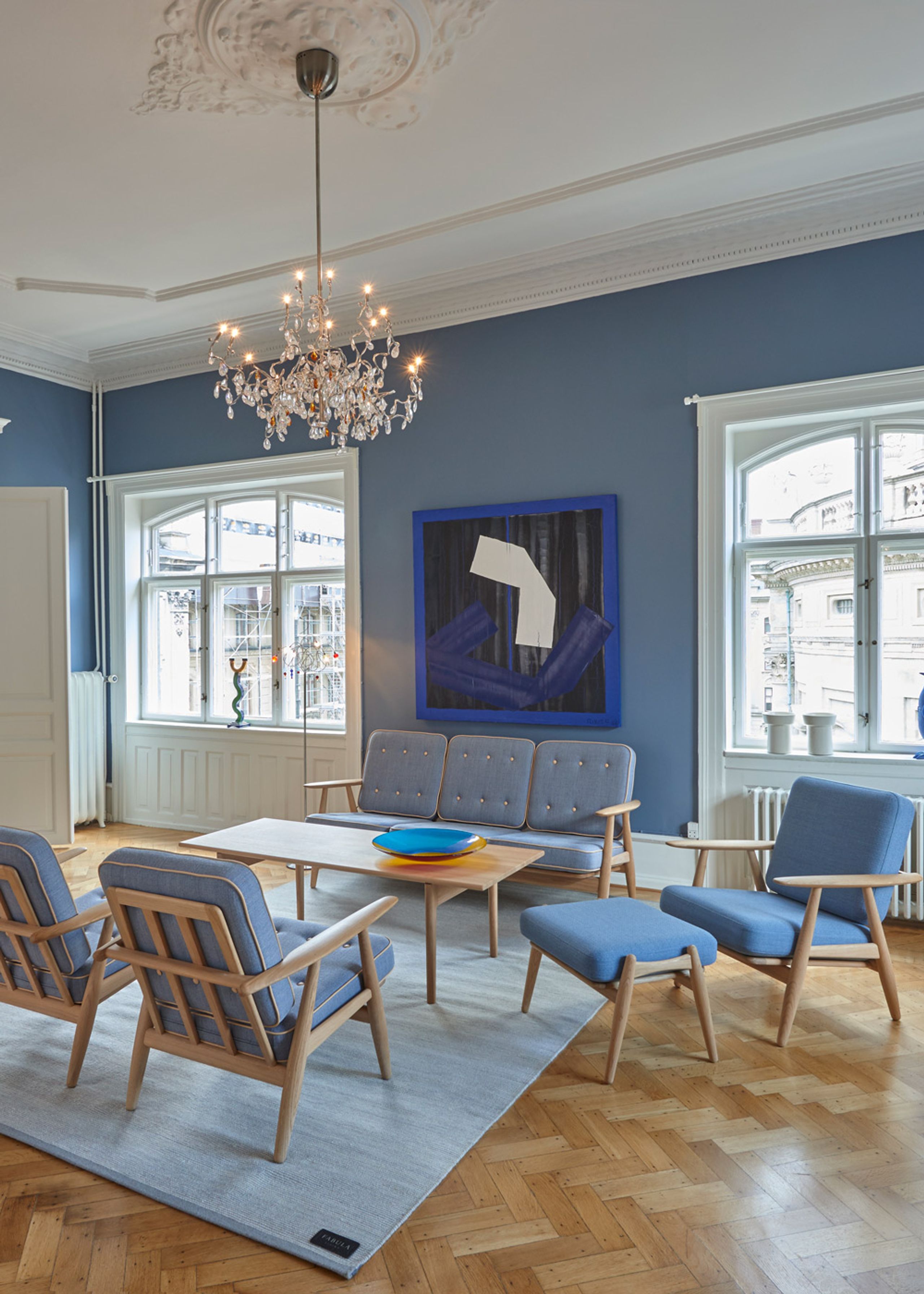 Getama - Lounge Chair - GE240 / The Cigar Chair / by Hans J. Wegner - Oak