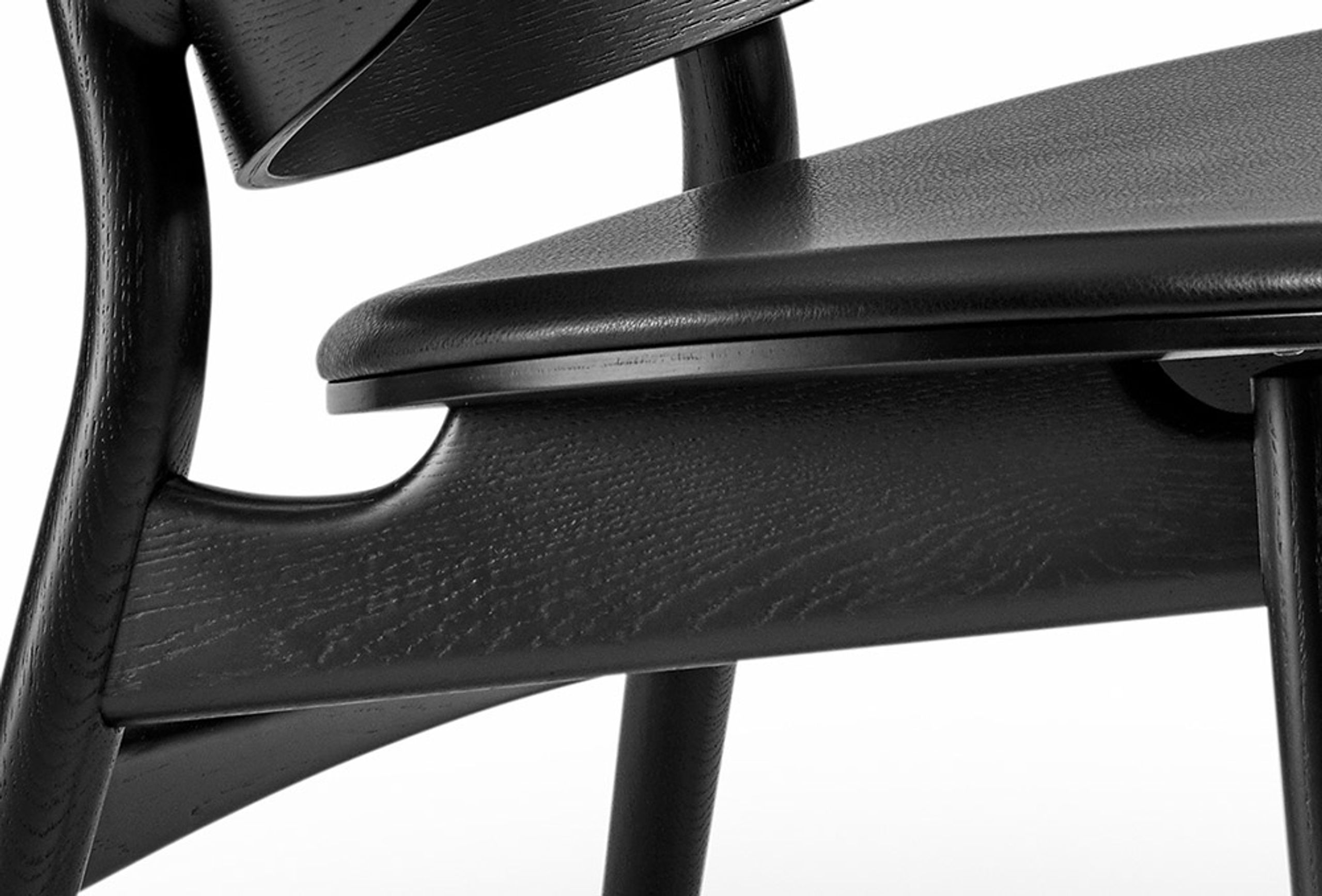 Getama - Lænestol - GE1936 Venus Stol af Hans J. Wegner - Sortbejdset Eg