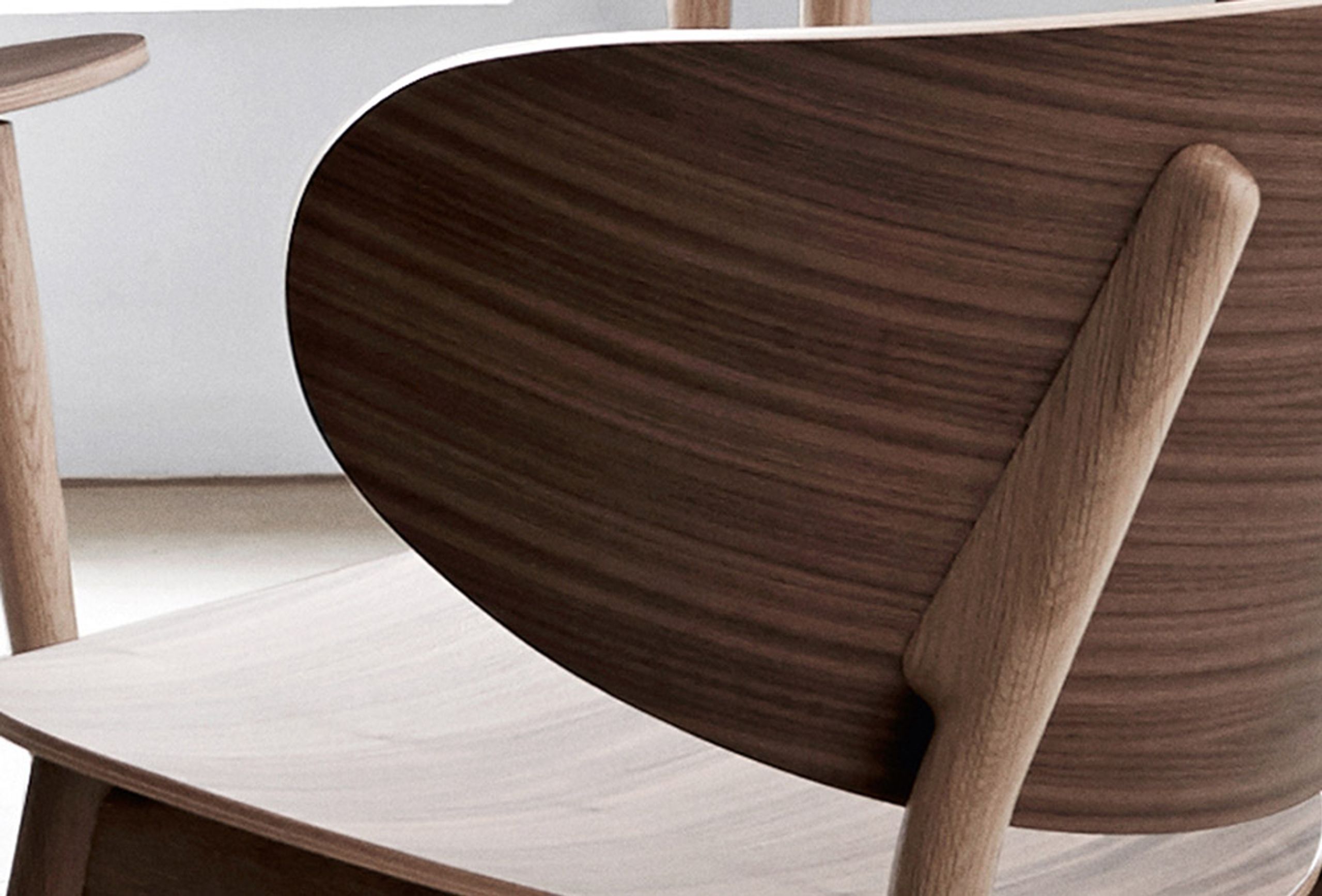 Getama - Lænestol - GE1936 Venus Stol af Hans J. Wegner - Sortbejdset Eg