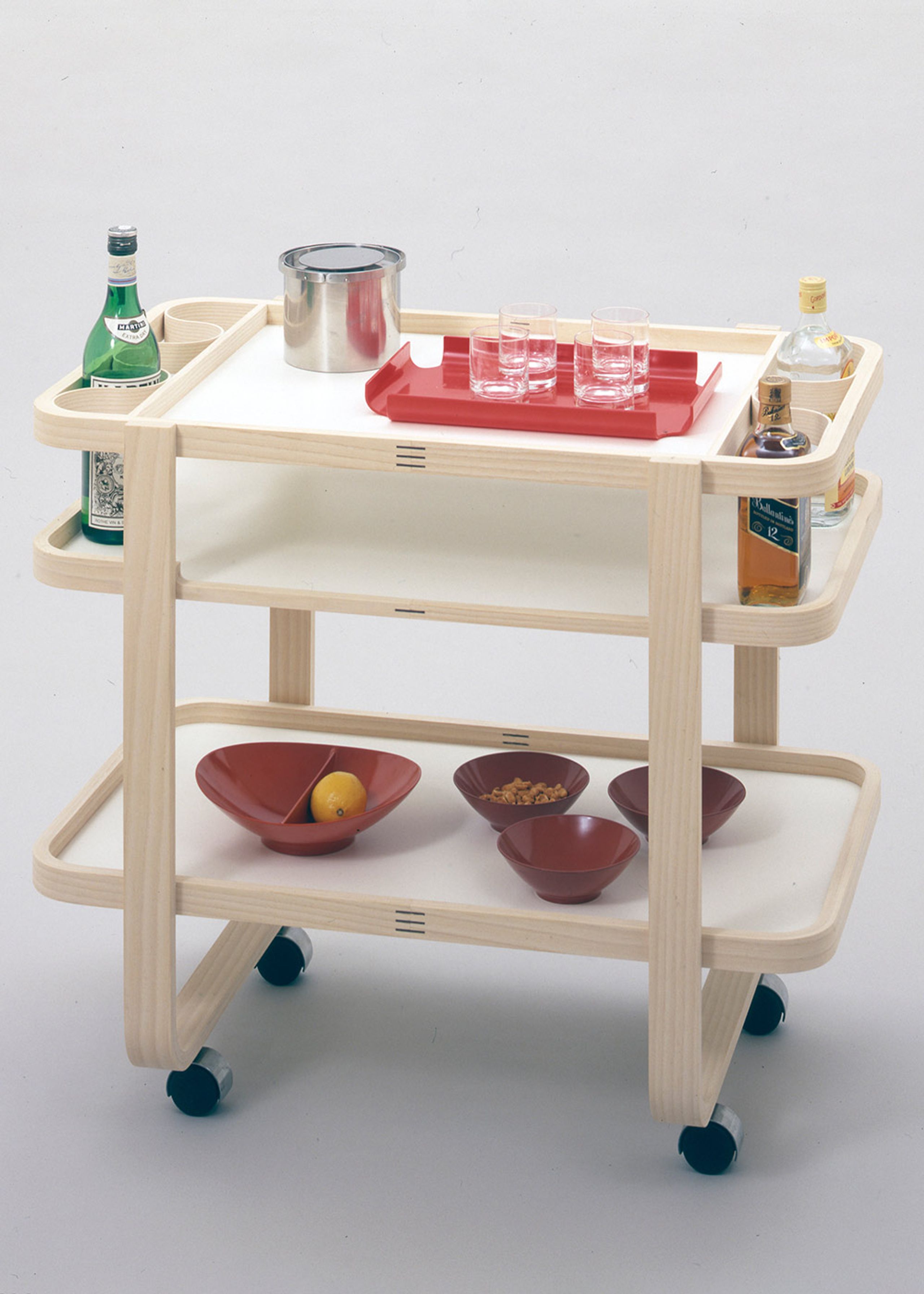 Getama - Prateleira rolante - HV Serving Trolley - Oak - Lacquered/Oiled