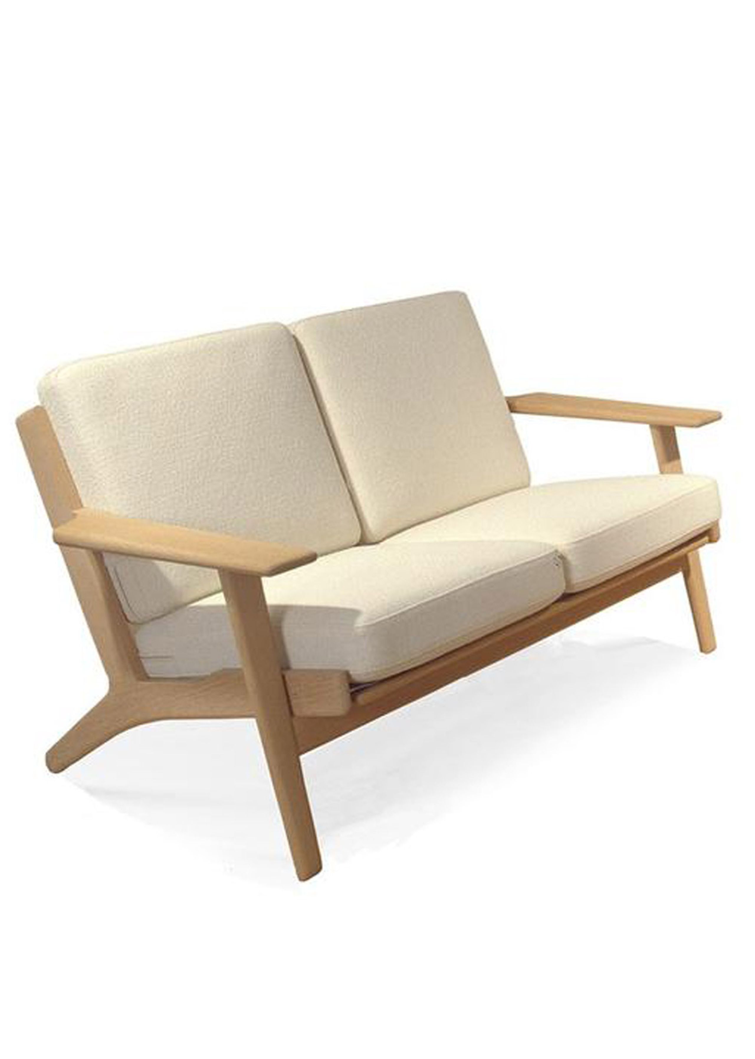 Getama - Sofa - GE290 / 2 seater / by Hans J. Wegner - Oak