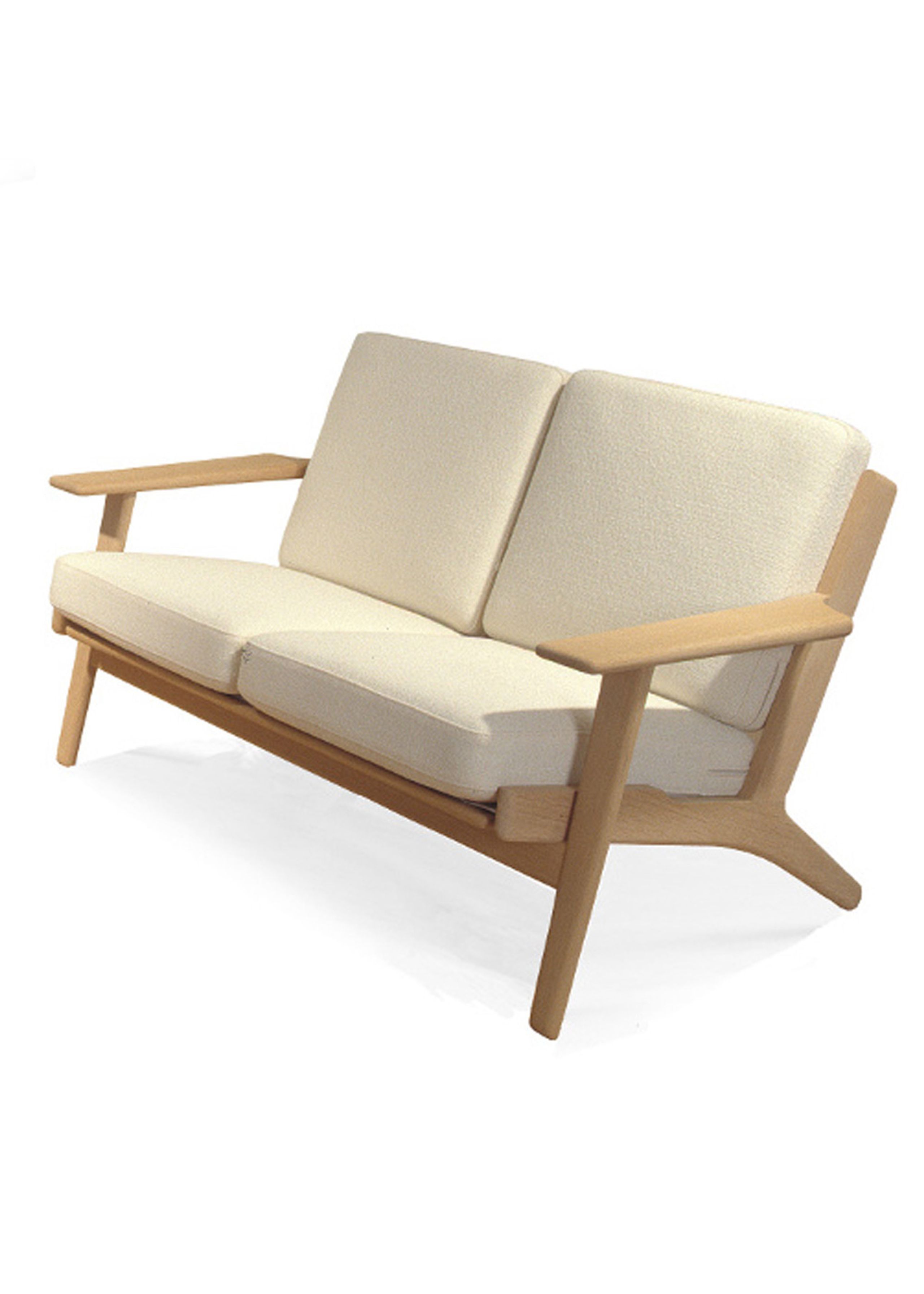 Getama - Sofa - GE290 / 2 seater / by Hans J. Wegner - Oak