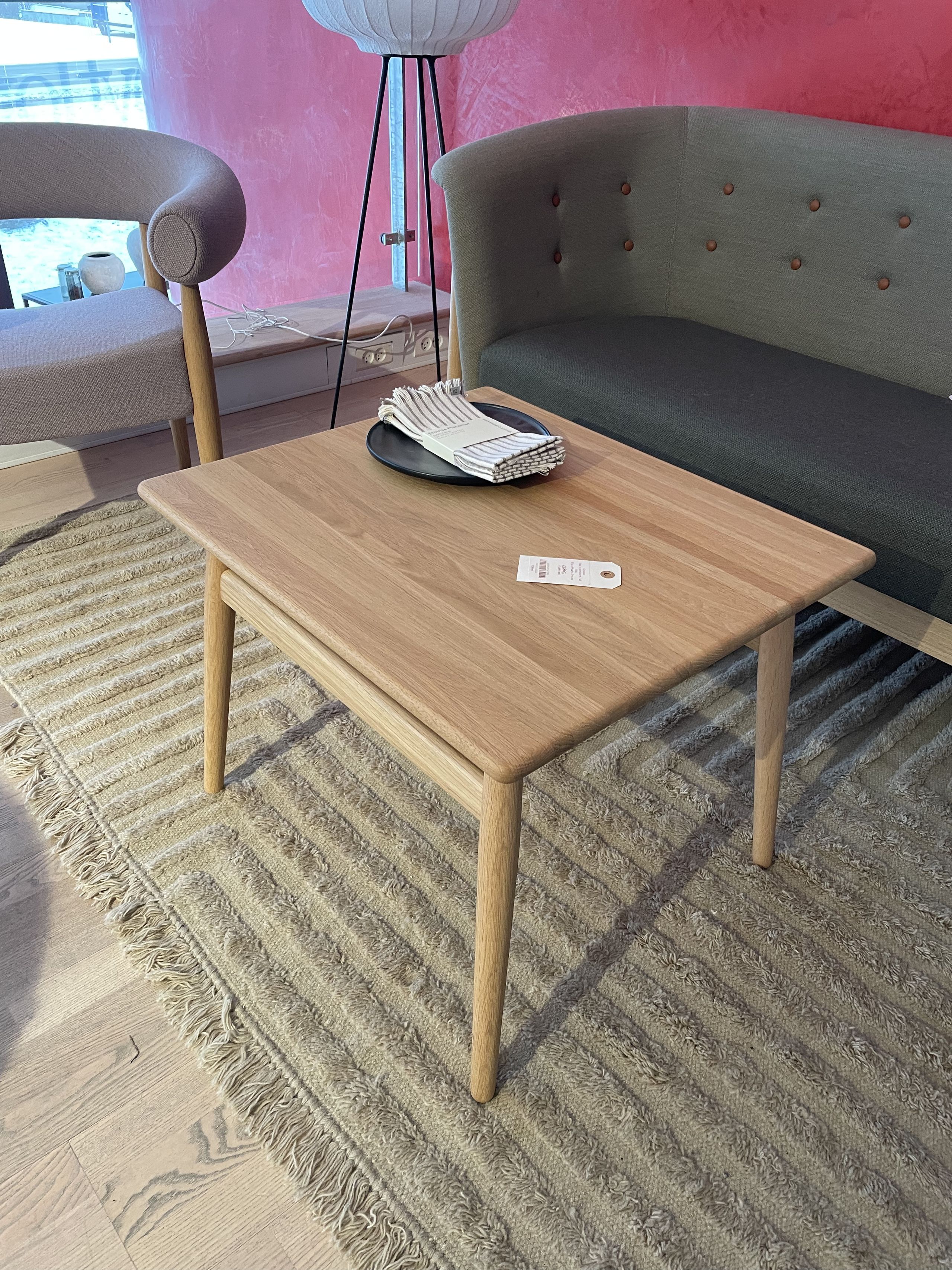 Getama - Couchtisch - ND55 / Folding table / by Nanna Ditzel and Jørgen Ditzel - Showroom model - Oak without Flap Untreated - Ausstellungsstück