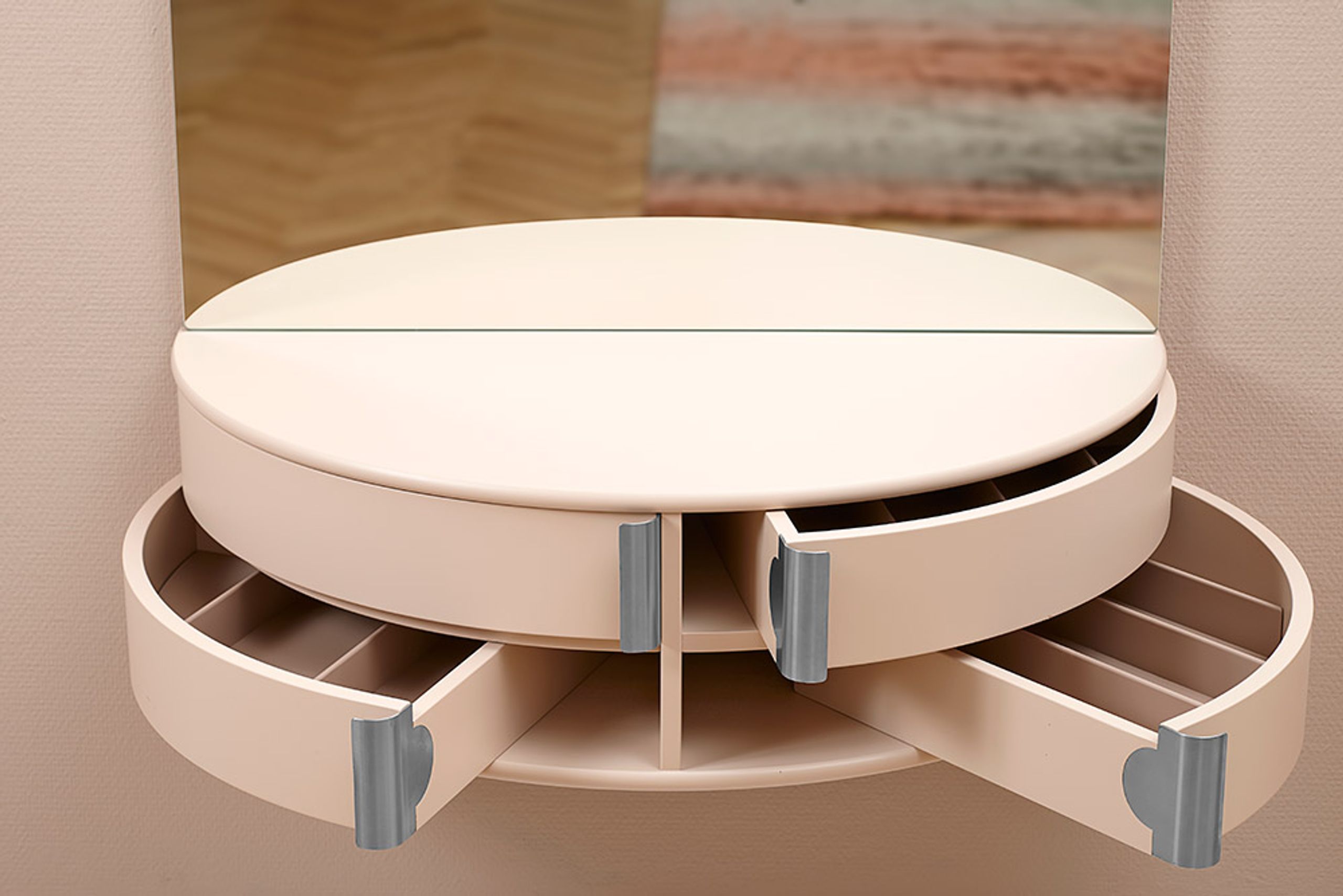 Getama - Spiegel - Joy Mirror Set by Nanna Ditzel - Organic Vanilla