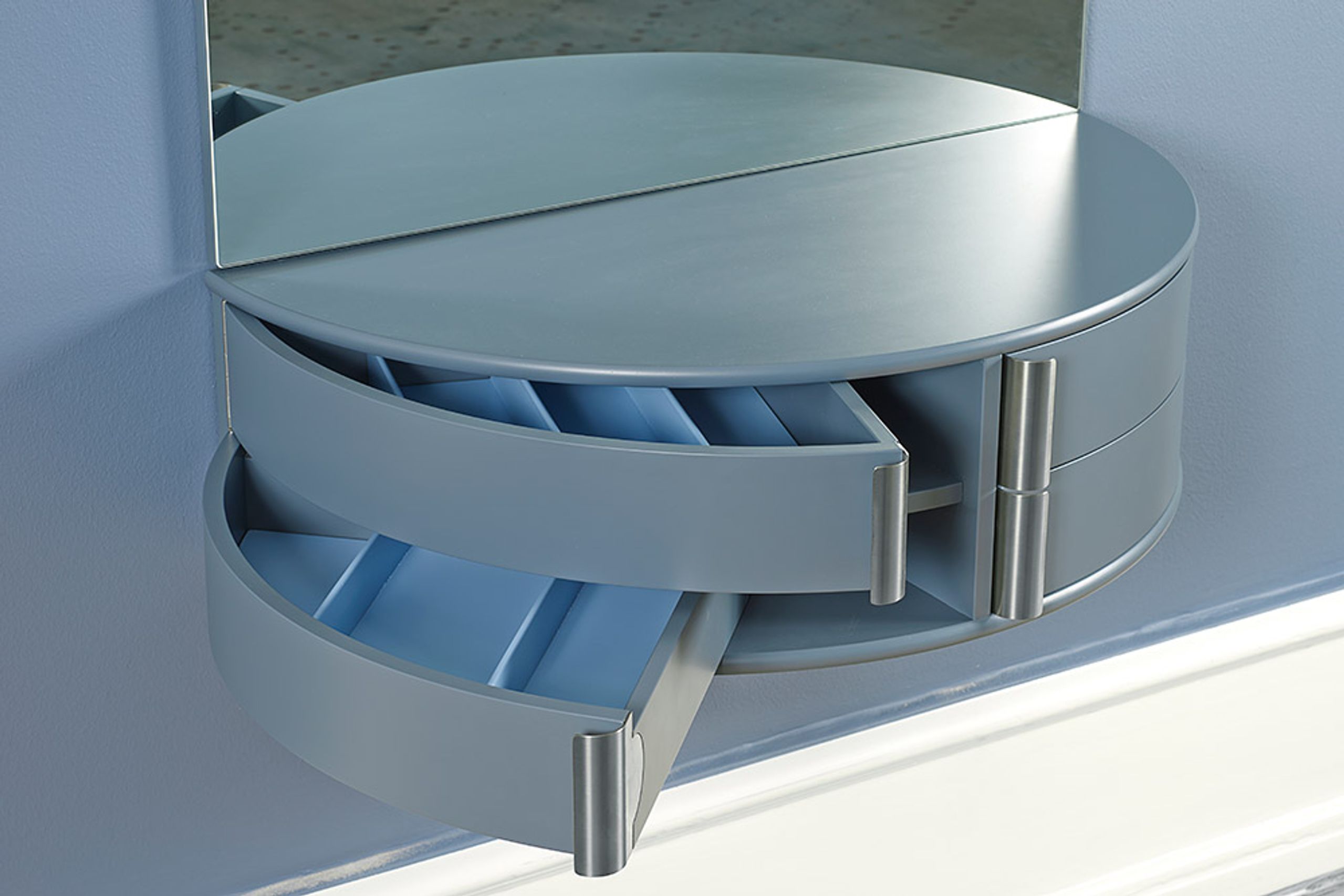 Getama - Mirror - Joy Mirror Set by Nanna Ditzel - Yellow Tribute