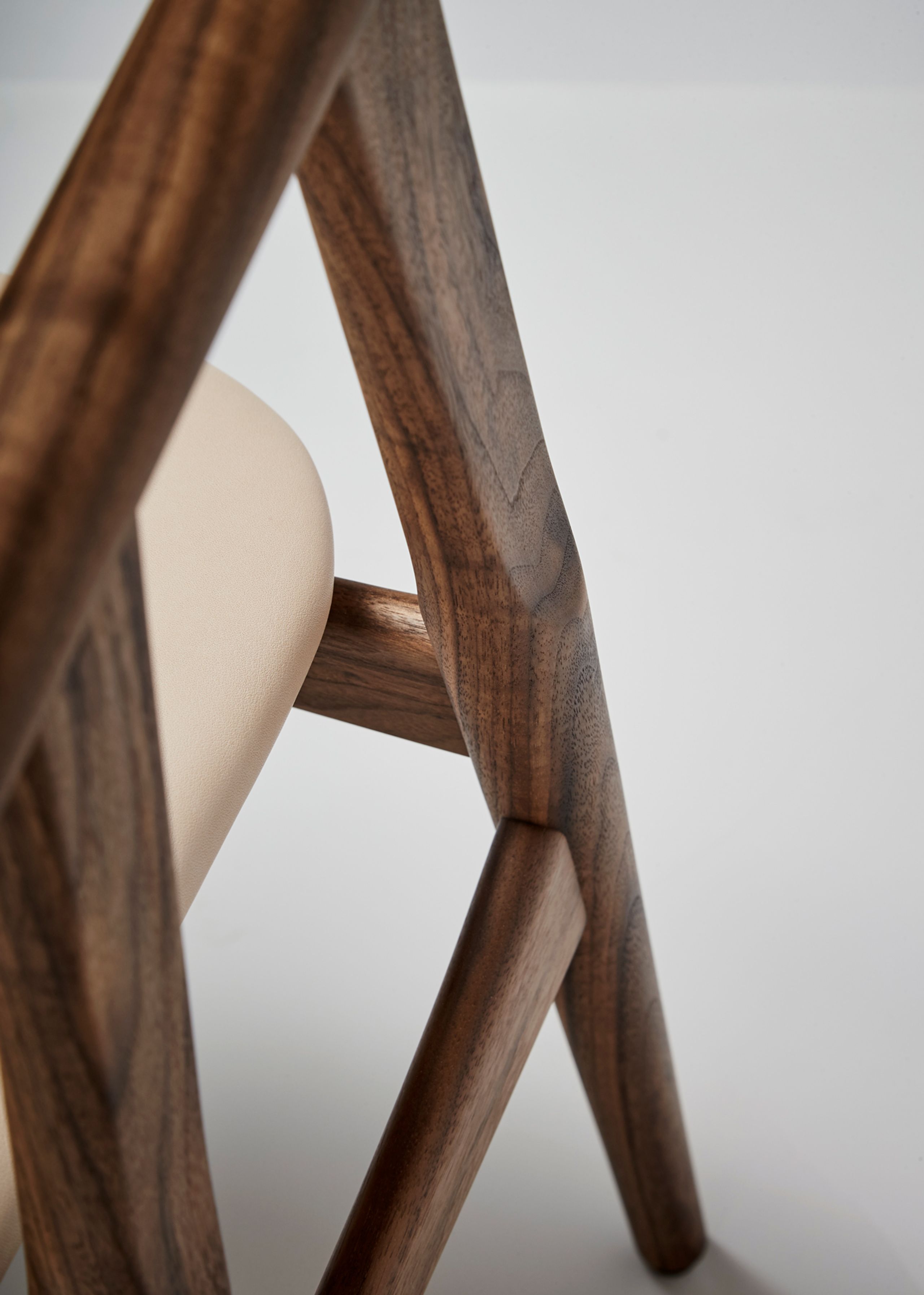 Getama - Chaise à manger - GE525 The U-Chair by Hans J. Wegner - Blue Beech / Canvas 764