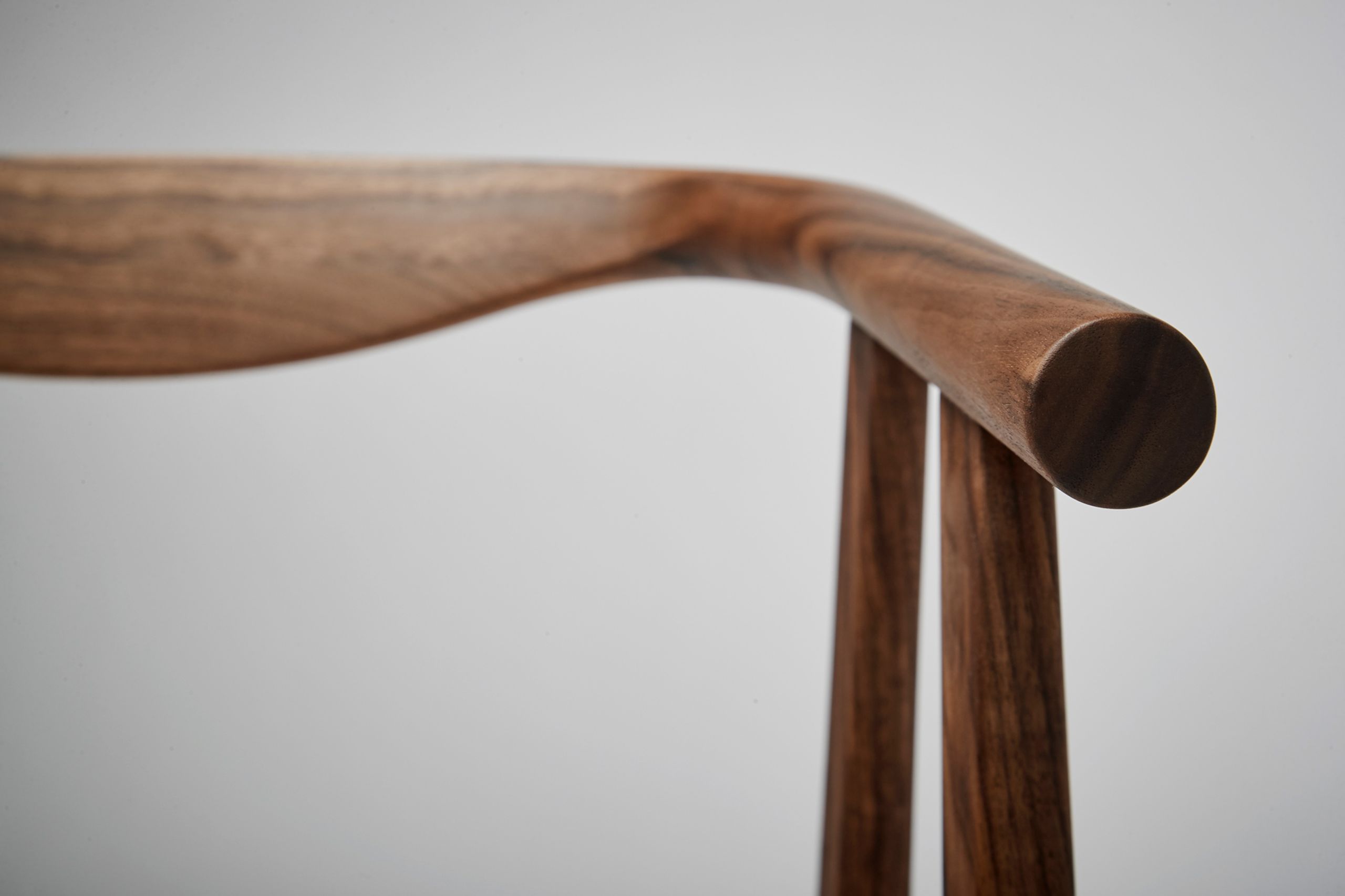 Getama - Chaise à manger - GE525 The U-Chair by Hans J. Wegner - Blue Beech / Canvas 764