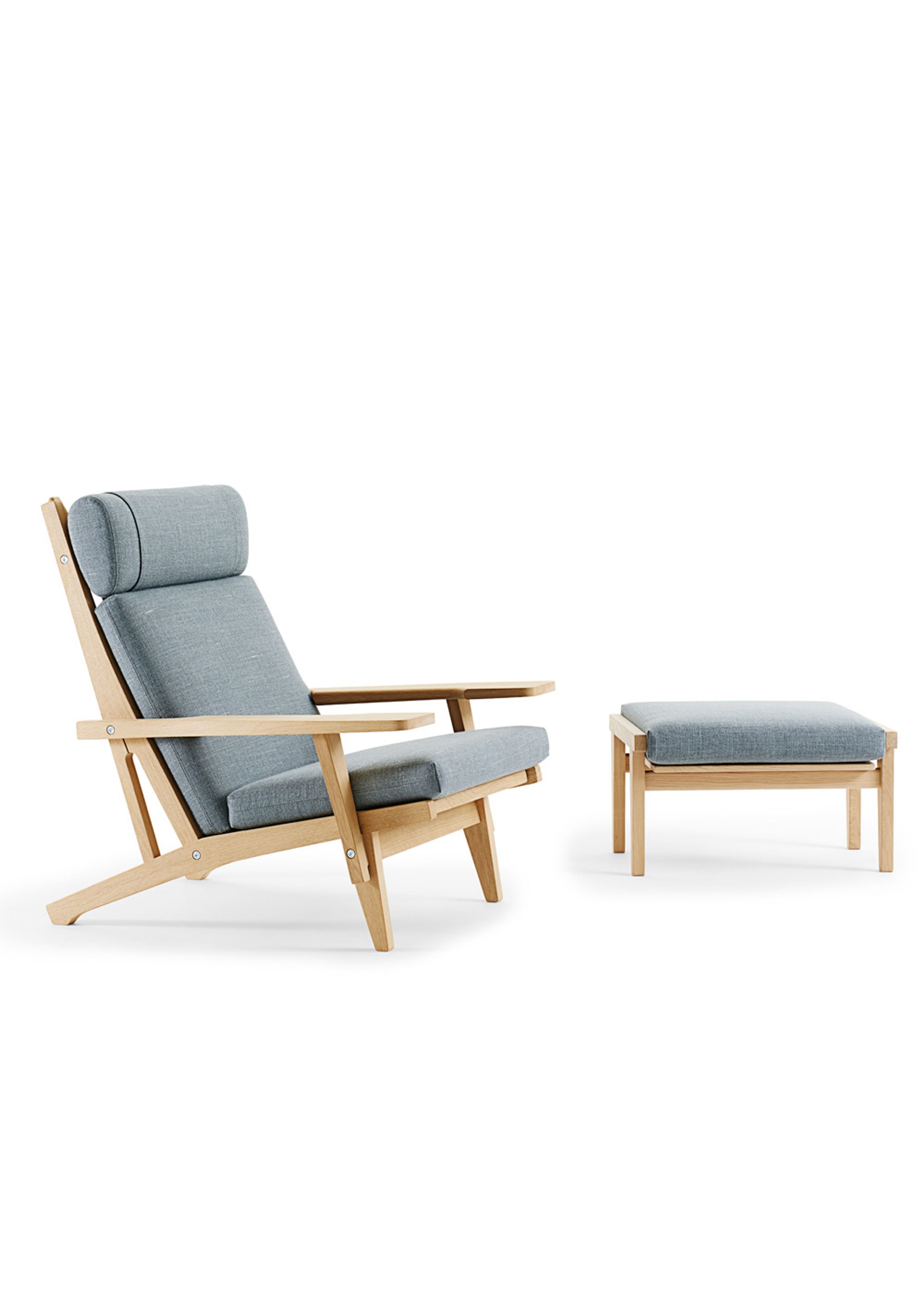 Getama - Stol - GE370 / Høj stol / af Hans J. Wegner - Egetræ