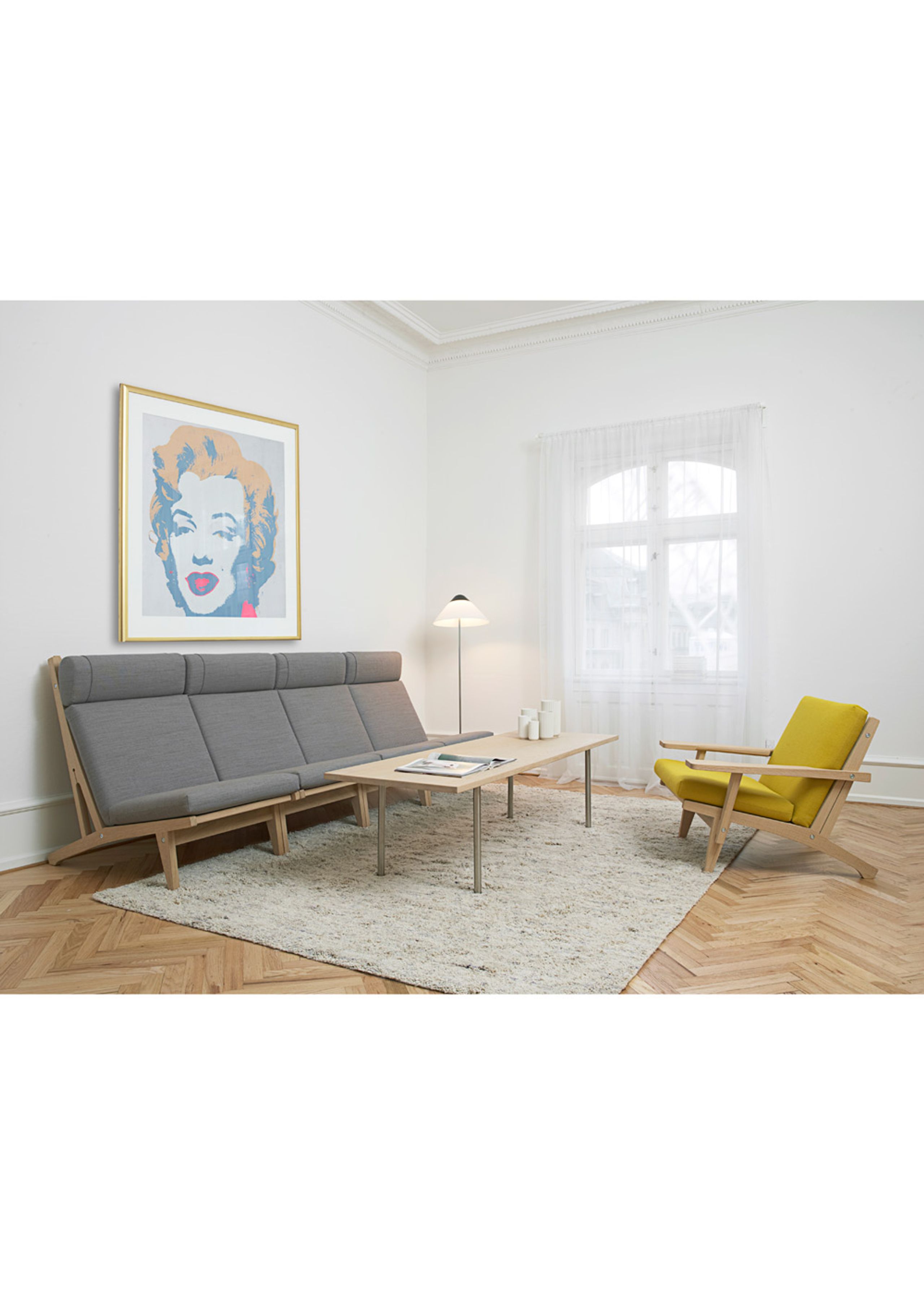 Getama - Stol - GE370 / Høj stol / af Hans J. Wegner - Egetræ