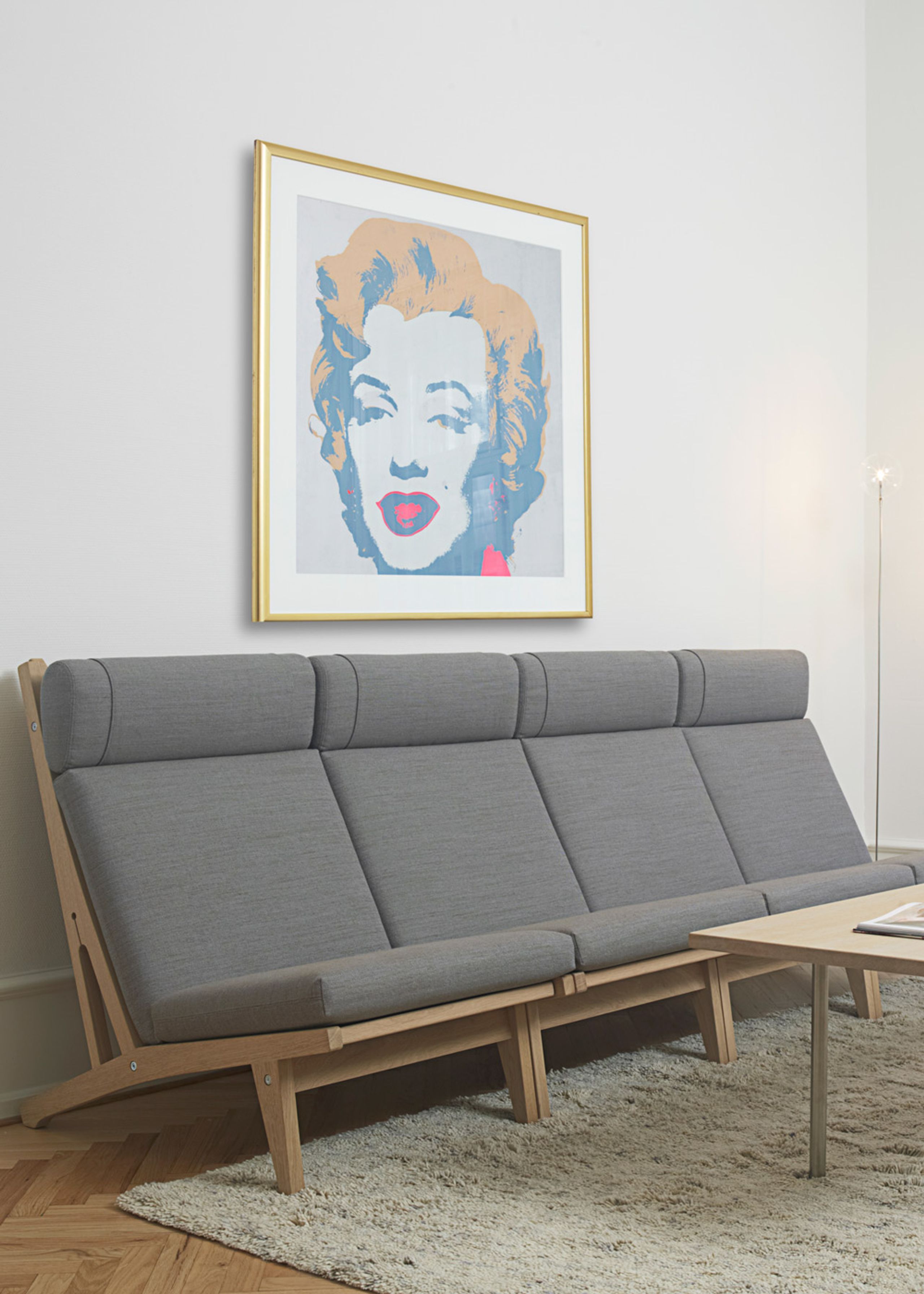 Getama - Stol - GE370 / Høj stol / af Hans J. Wegner - Egetræ