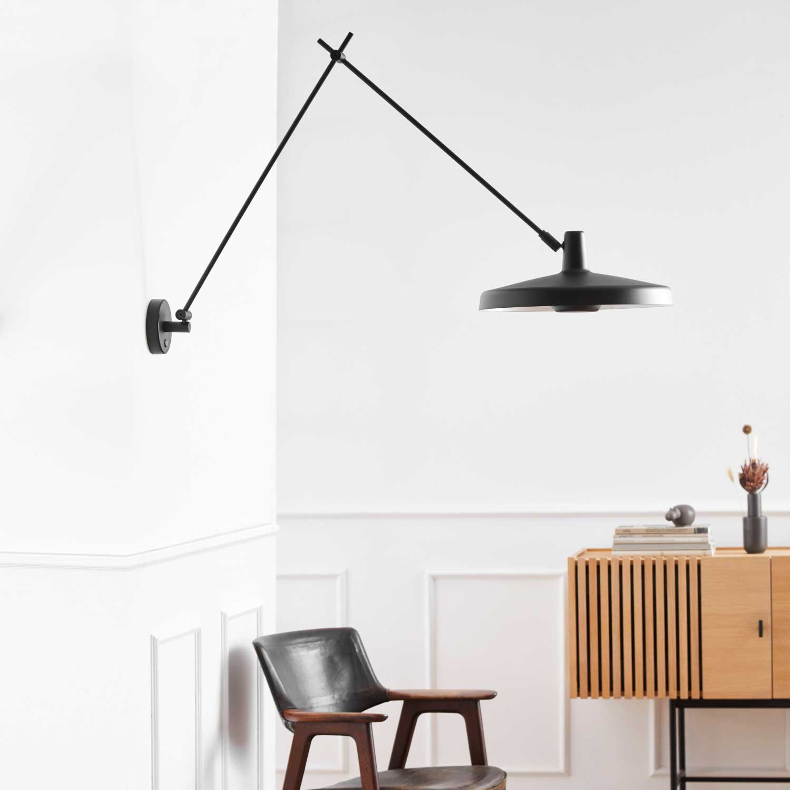 Grupa - Pendolo - Arigato wall lamp - Black - 45