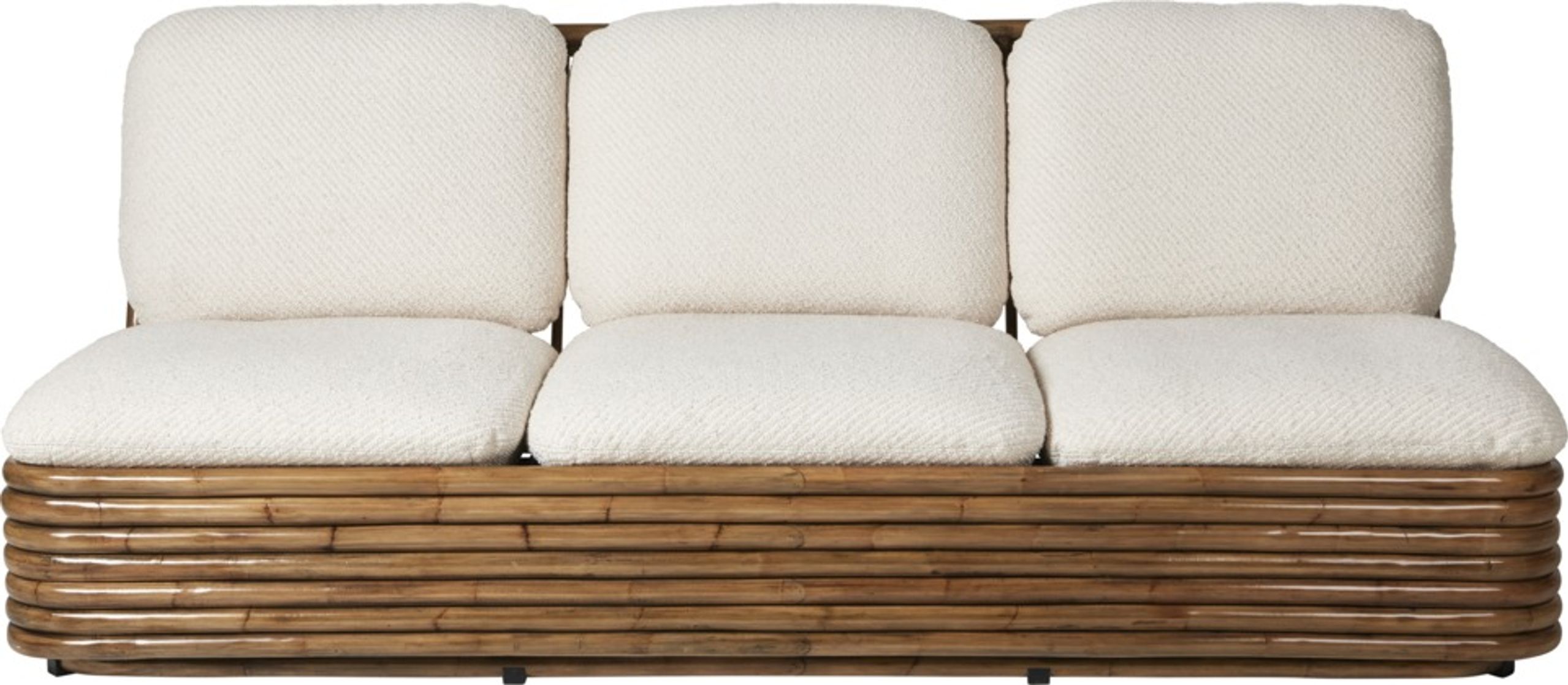 GUBI - 3 Personers Sofa - Bohemian 72 Sofa - Lupo Special Diagonal Bouclé, Dedar 007