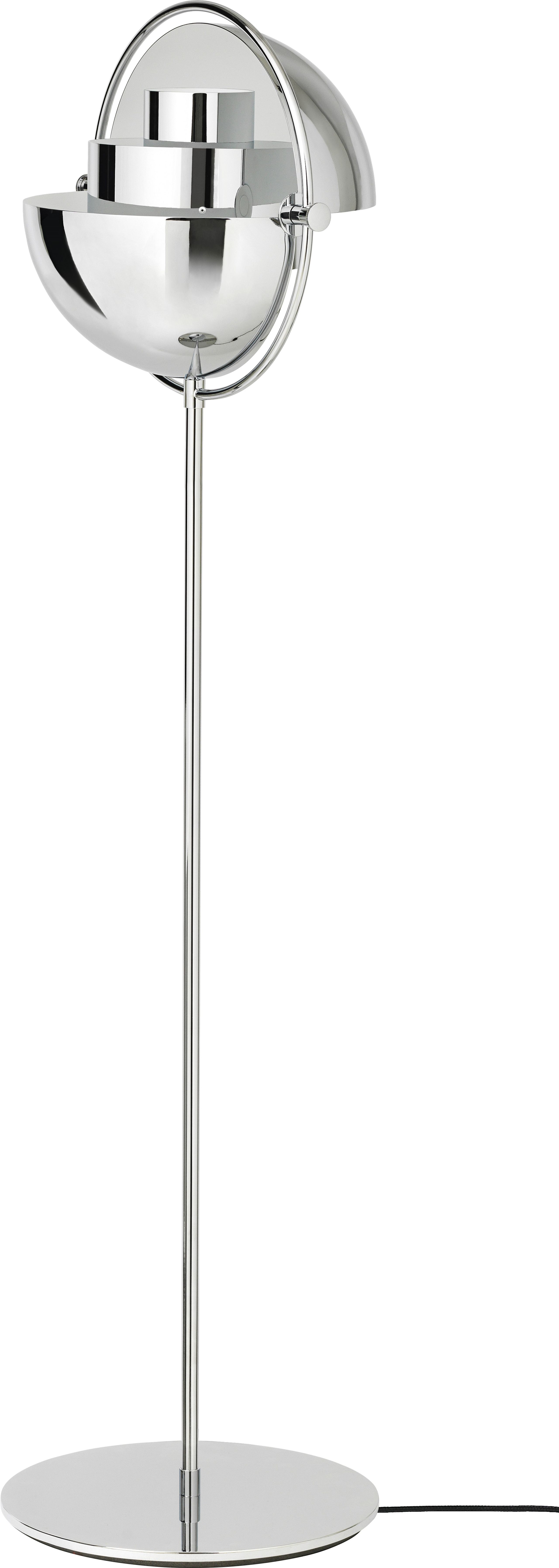 GUBI - Gulvlampe - Multi-Lite Floor Lamp - Base: Chrome / Shade: Chrome