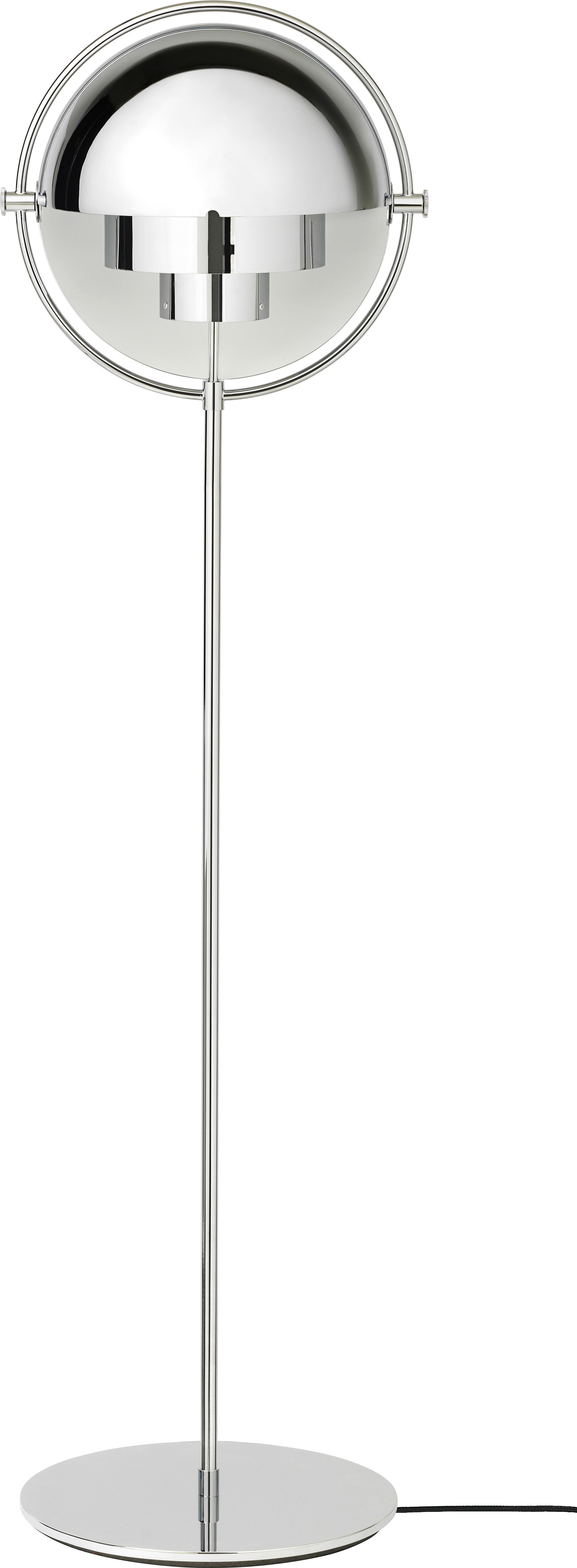 GUBI - Gulvlampe - Multi-Lite Floor Lamp - Base: Chrome / Shade: Chrome