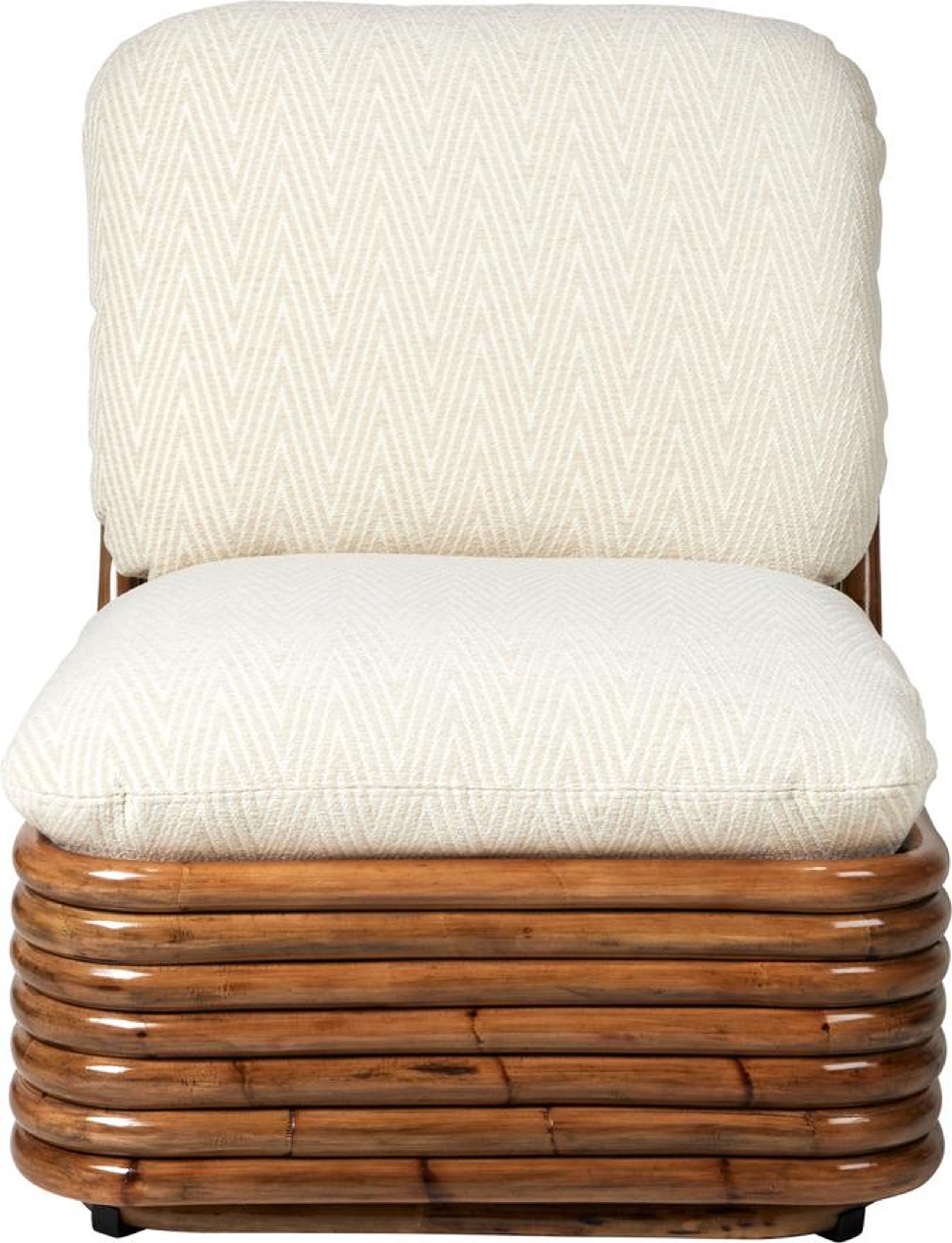GUBI - Loungestol - Bohemian 72 Lounge Chair - Chevron Outdoor FR, Dedar 002