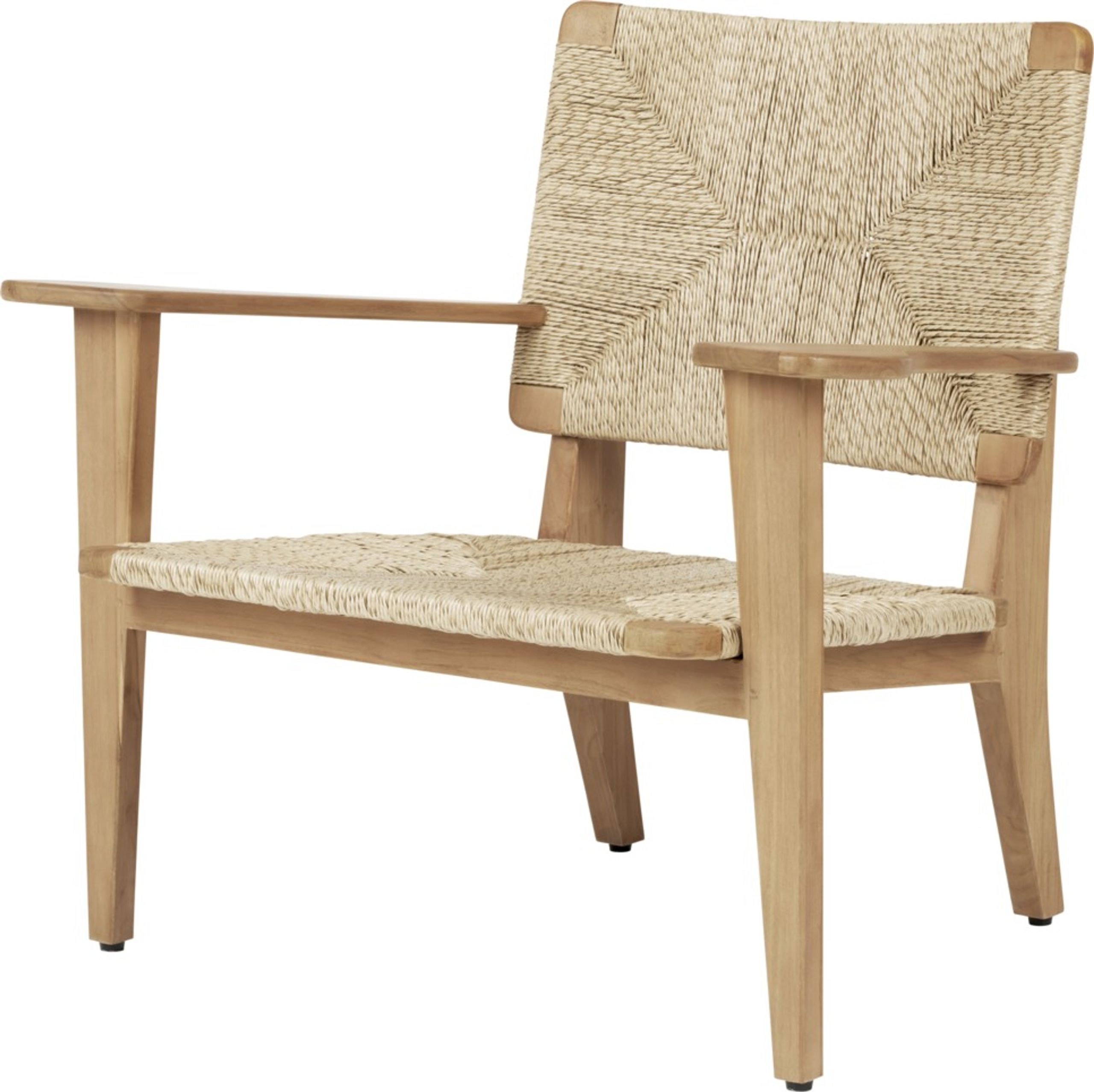 GUBI - Loungestol - F-chair Lounge Chair - Natural Teak