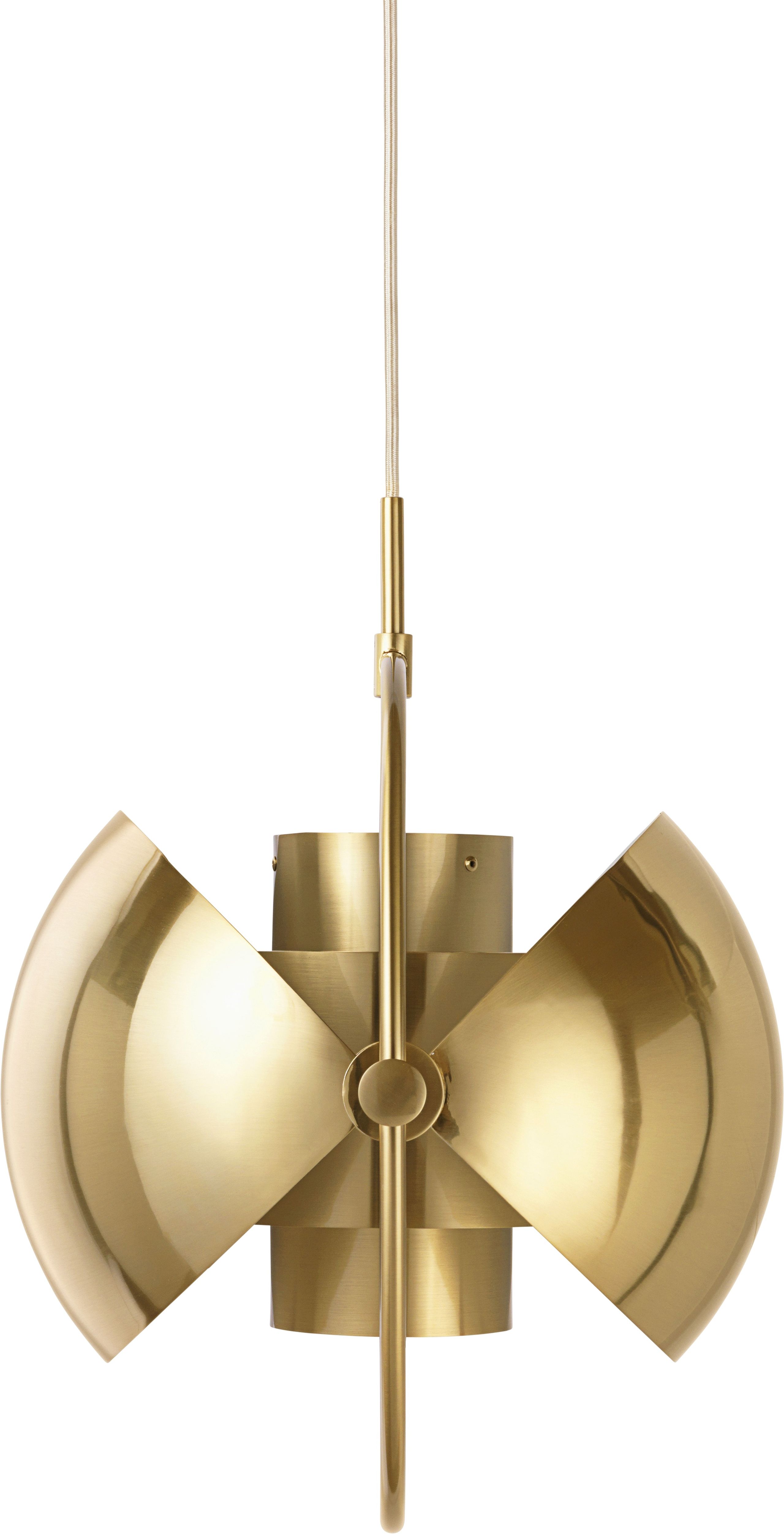 GUBI - Pendel - Multi-Lite Pendant - Base: Brass / Shade: Shiny Brass