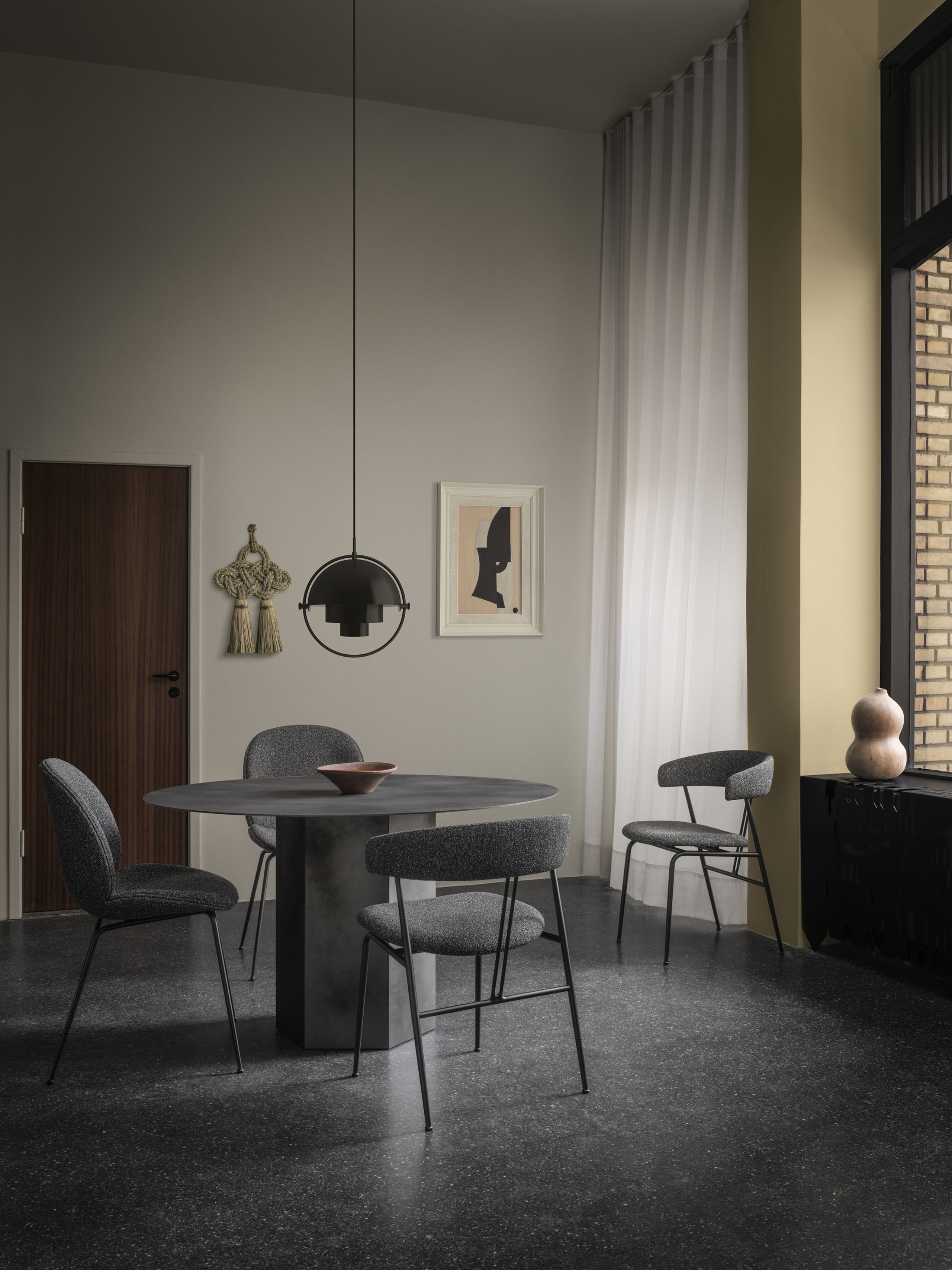 GUBI - Pendel - Multi-Lite Pendant - Base: Chrome / Shade: Chrome