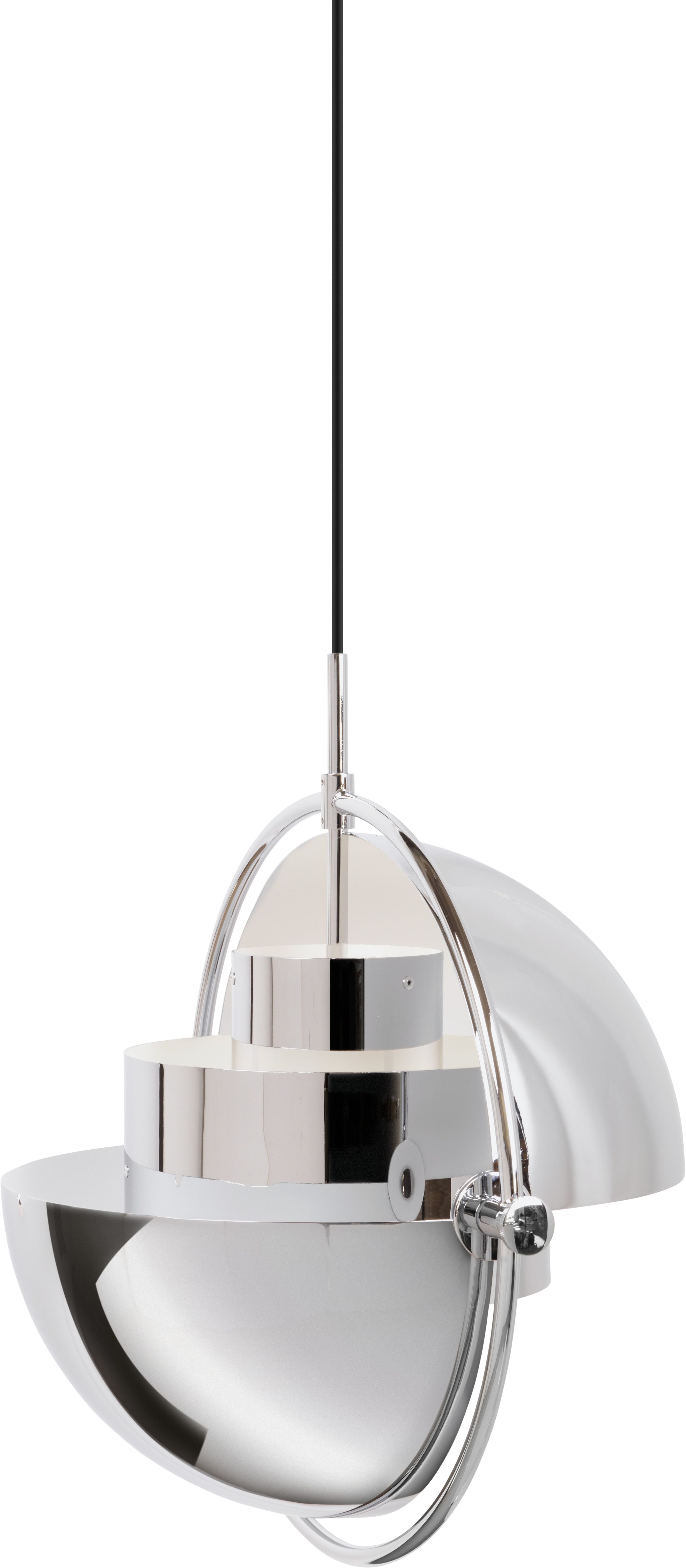 GUBI - Pendel - Multi-Lite Pendant - Base: Chrome / Shade: Chrome