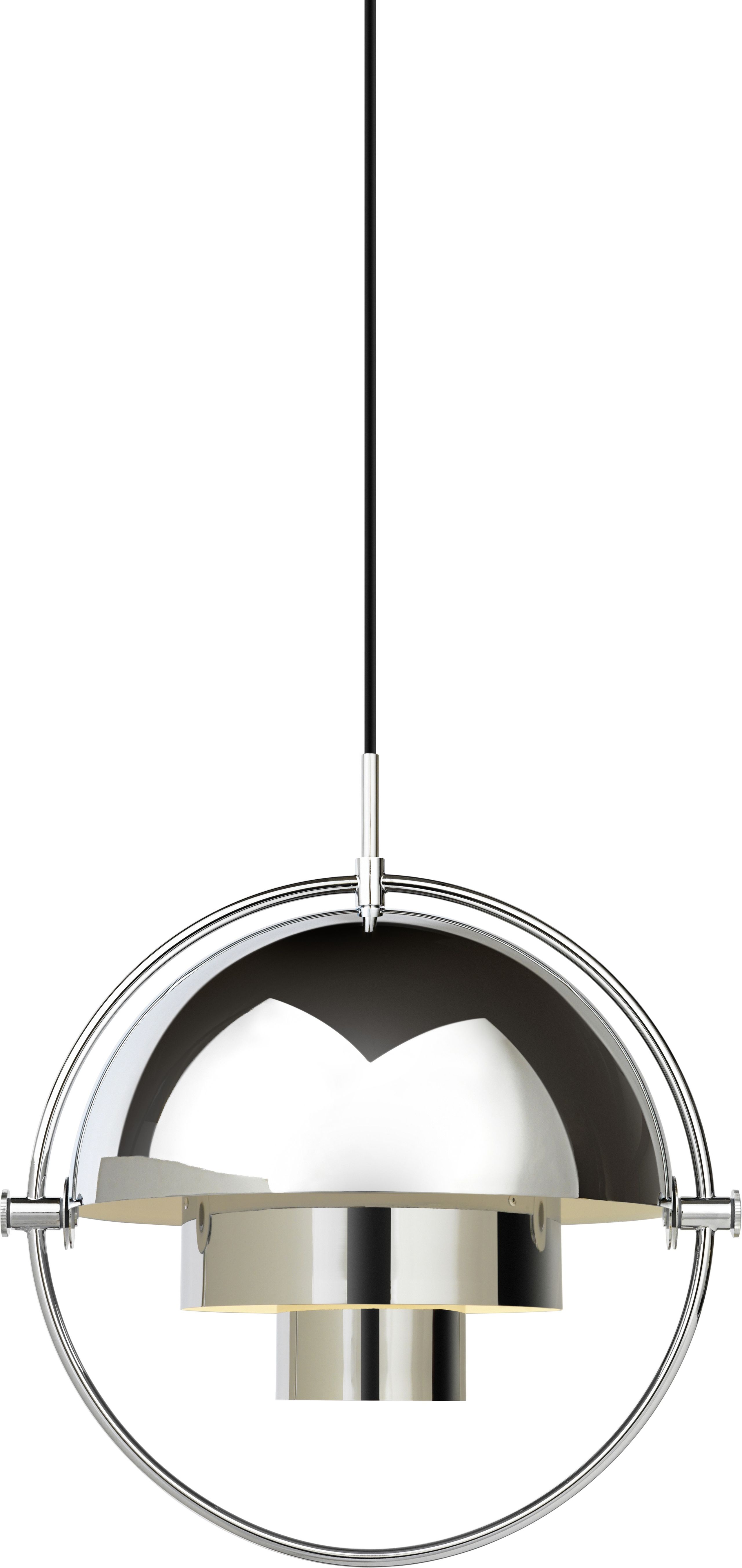 GUBI - Pendel - Multi-Lite Pendant - Base: Chrome / Shade: Chrome
