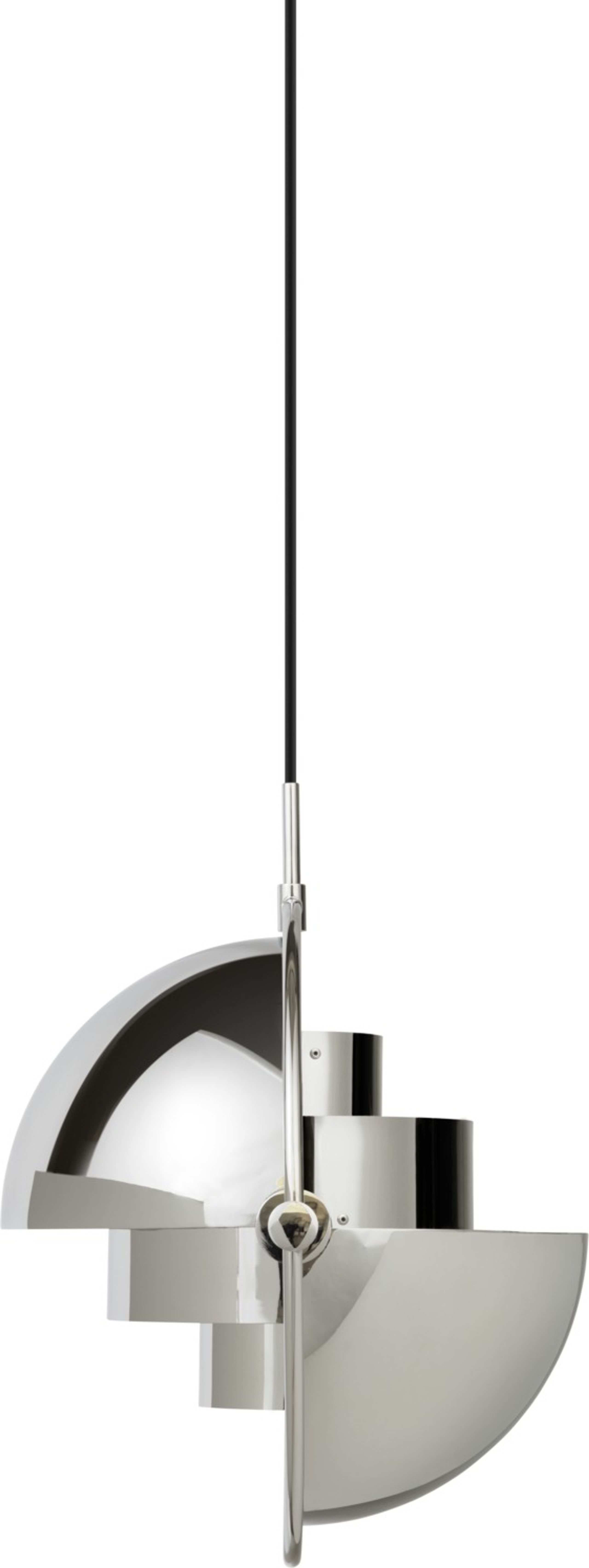 GUBI - Pendel - Multi-Lite Pendant - Base: Chrome / Shade: Chrome