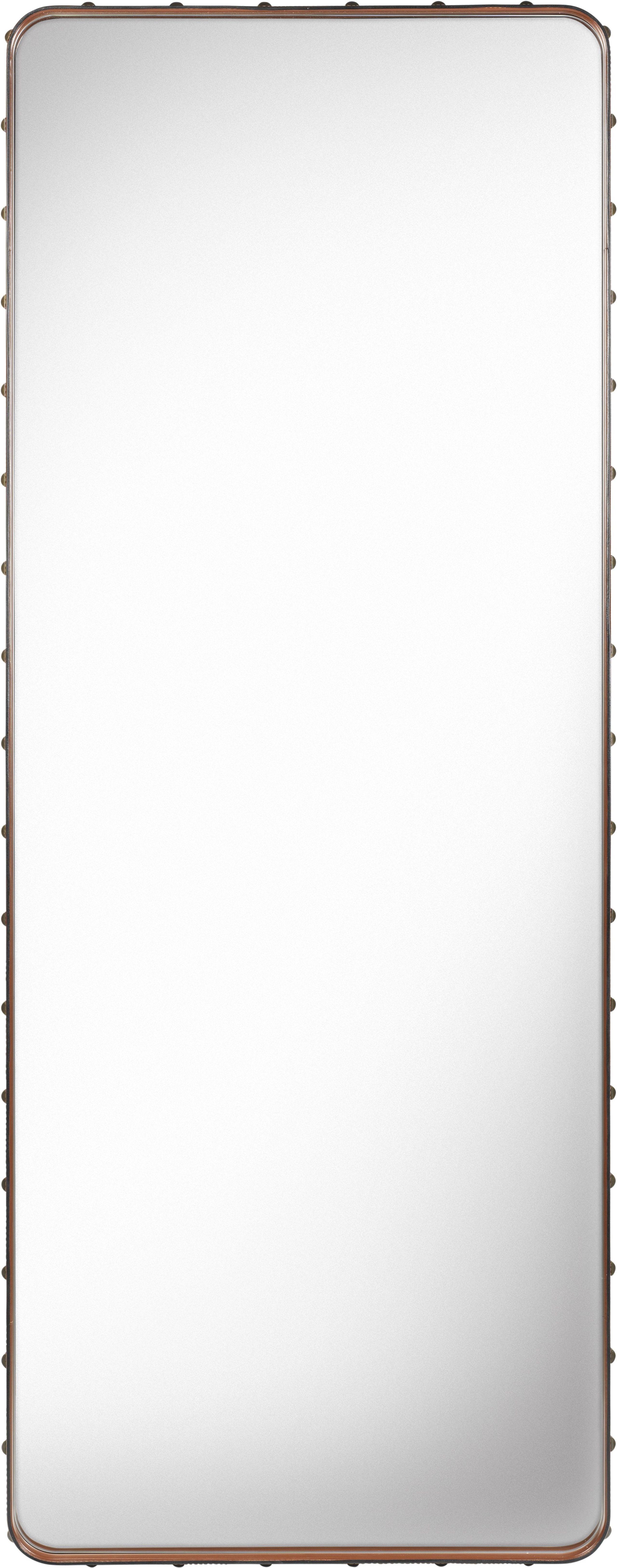 GUBI - Spejl - Adnet Wall Mirror - Rectangular - Tan Leather - 70x180