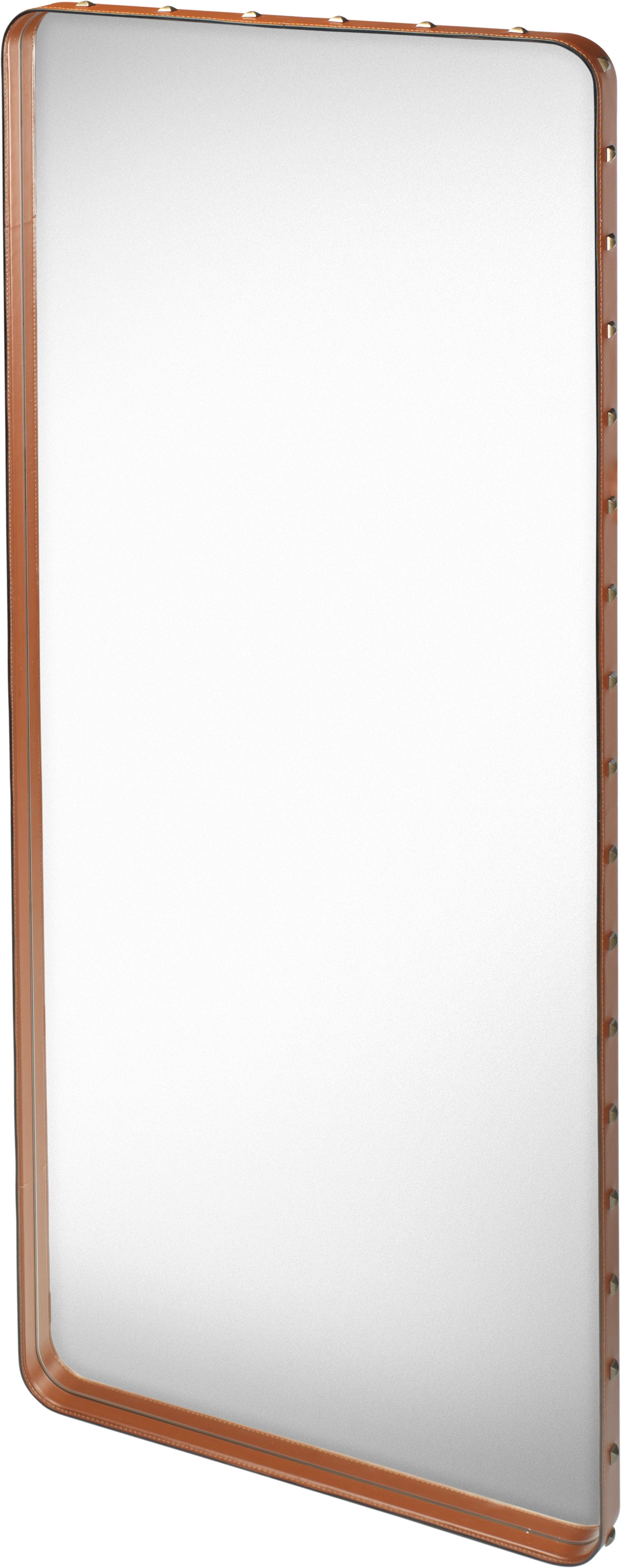 GUBI - Spejl - Adnet Wall Mirror - Rectangular - Tan Leather - 70x180