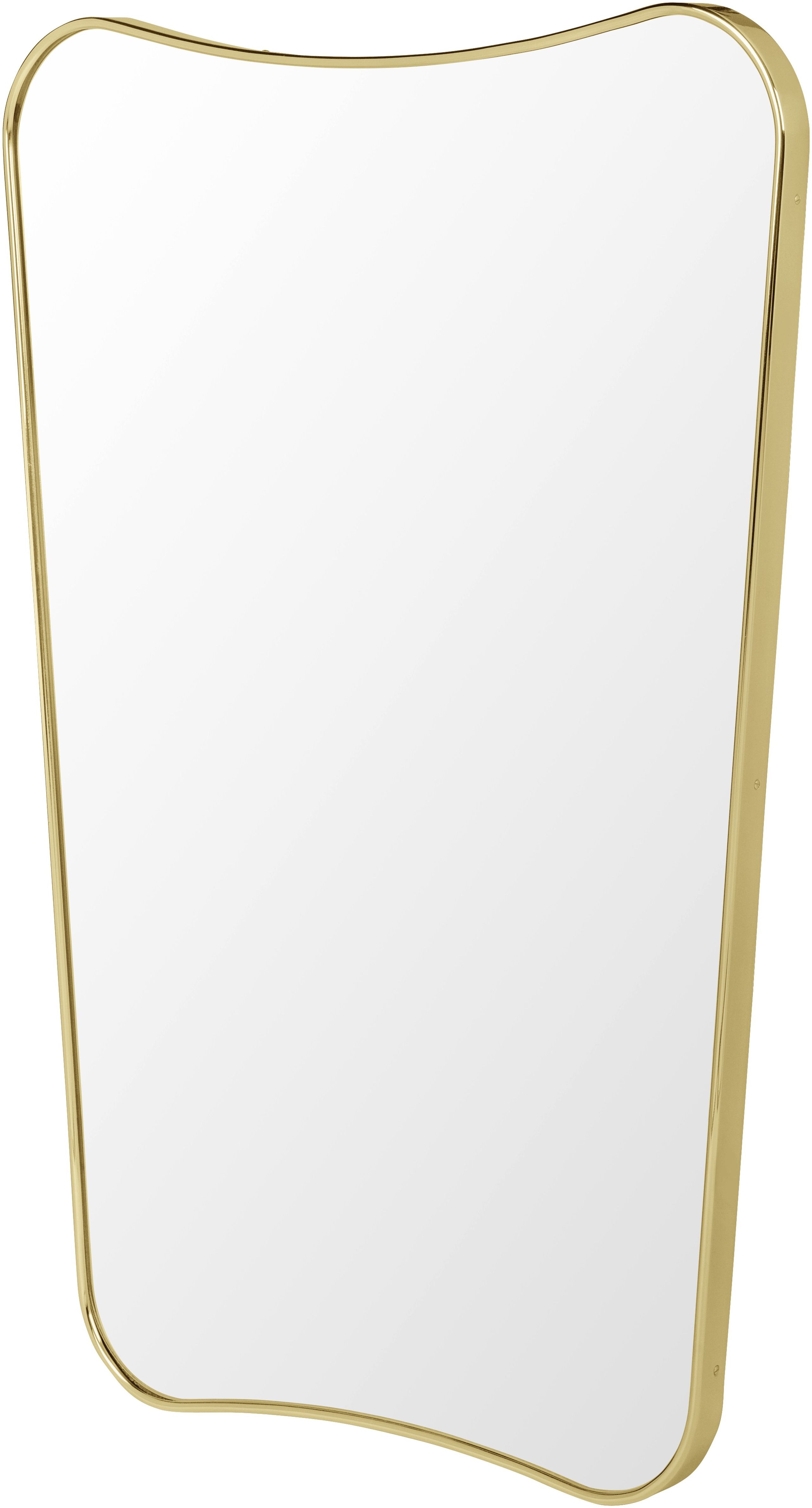 GUBI - Spejl - F.A. 33 Wall Mirror - Polished Brass - 54x80