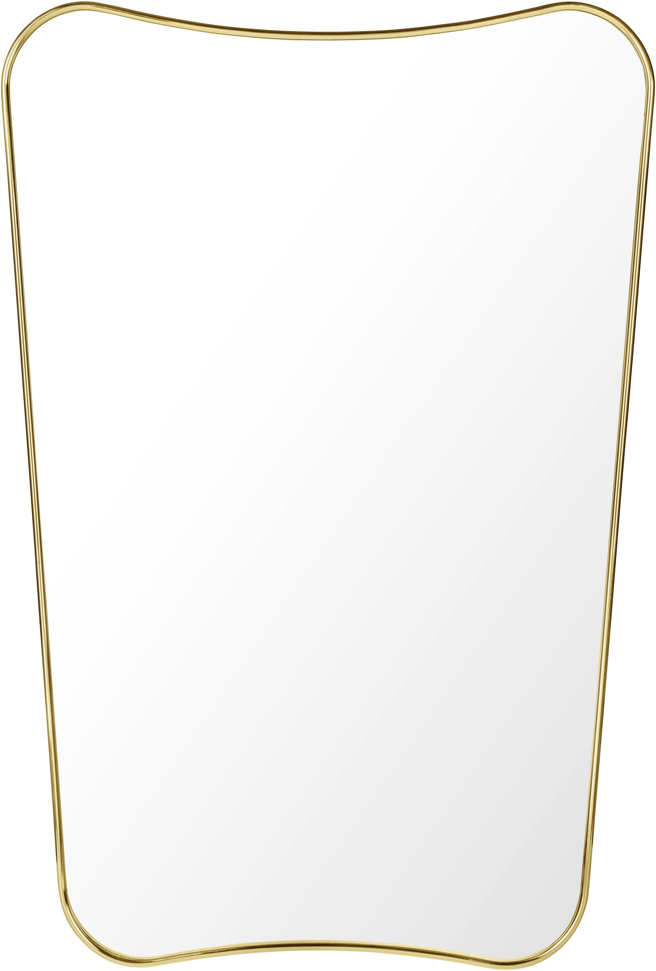 GUBI - Spejl - F.A. 33 Wall Mirror - Polished Brass - 54x80