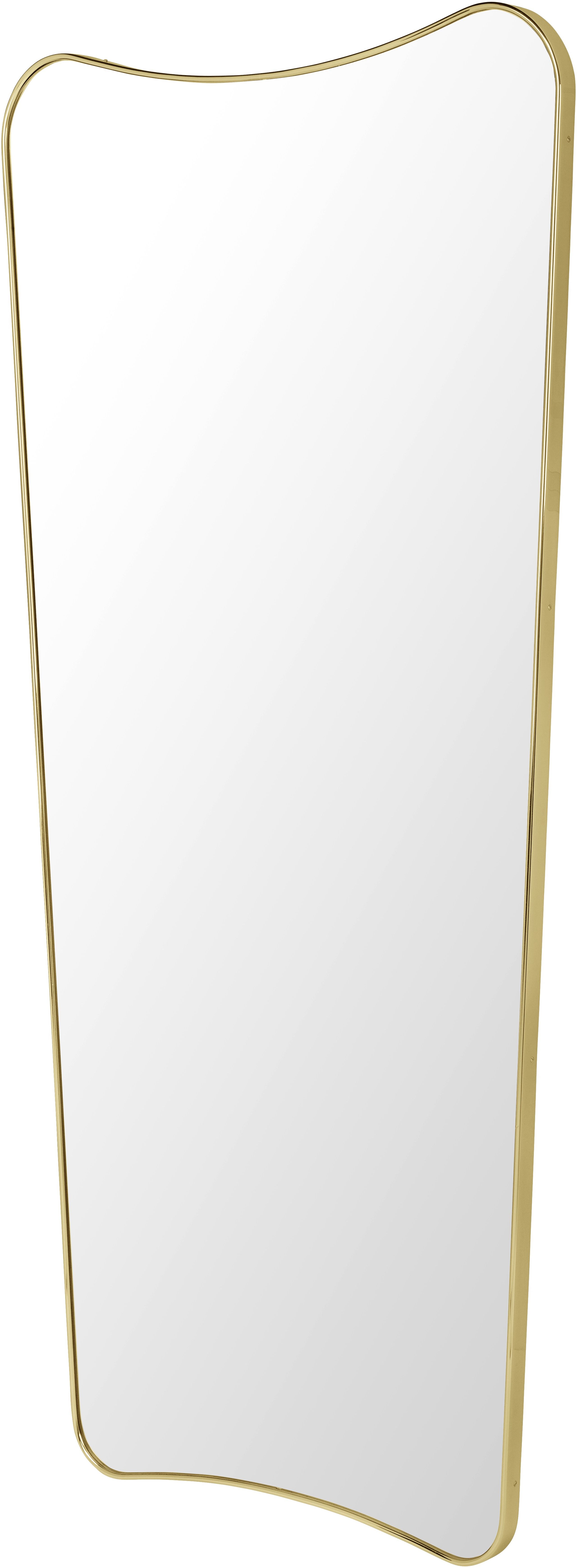 GUBI - Spejl - F.A. 33 Wall Mirror - Polished Brass - 70x146