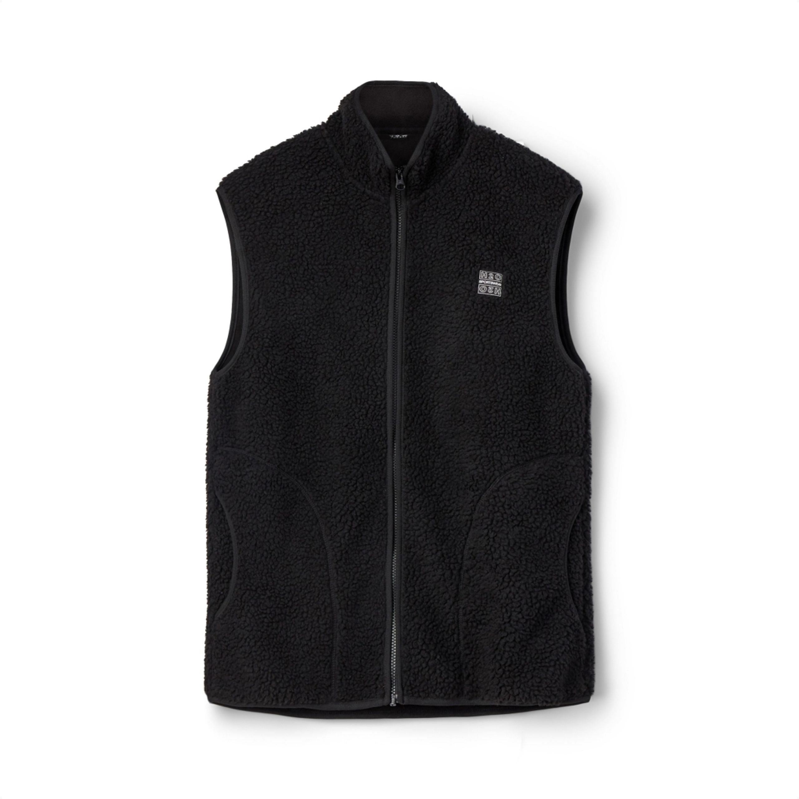 H2O - Jacket - Langli Pile Waist Coat - Black