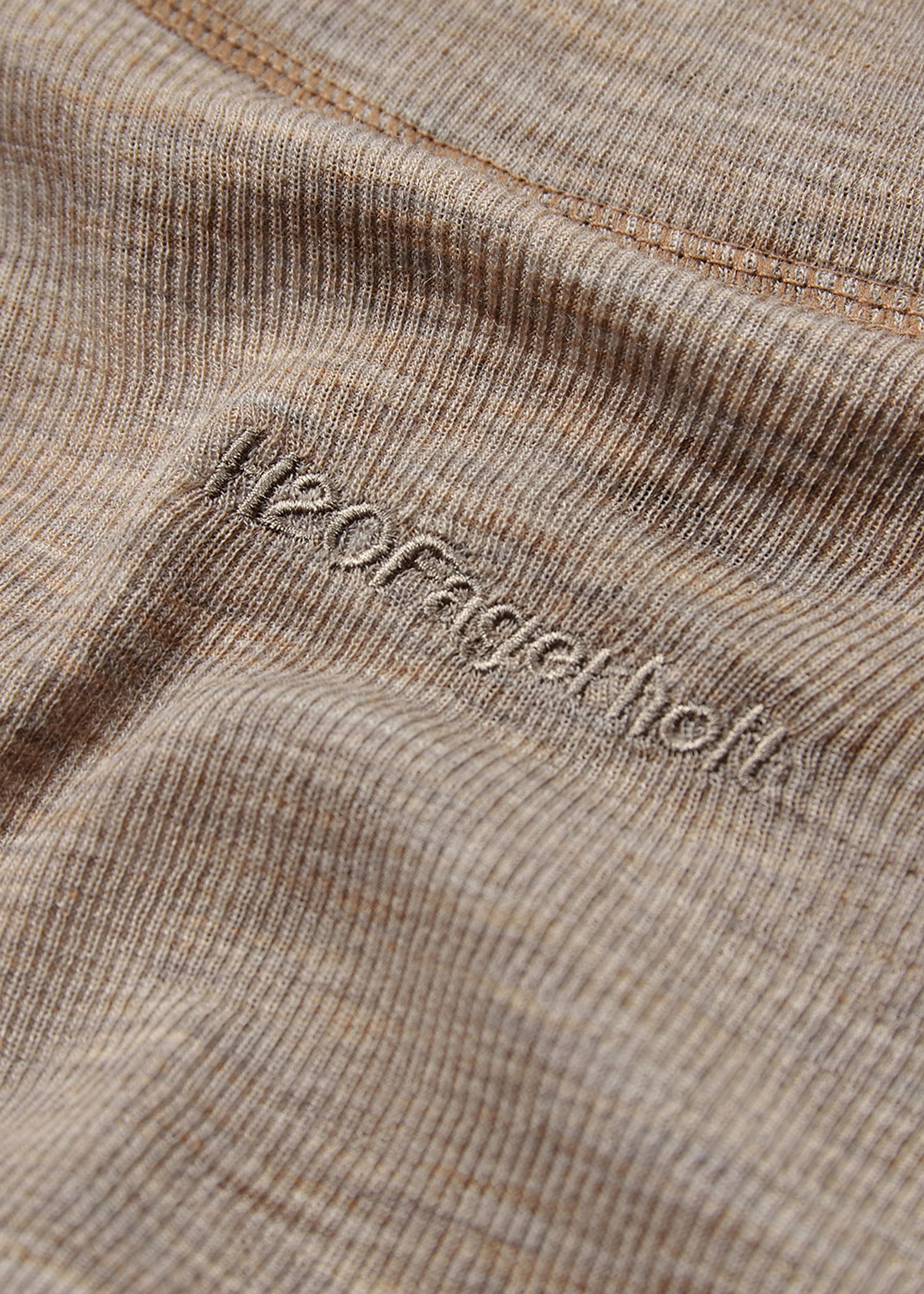 H2OFagerholt - Blusa - That Comfy Highneck - Walnut Melange