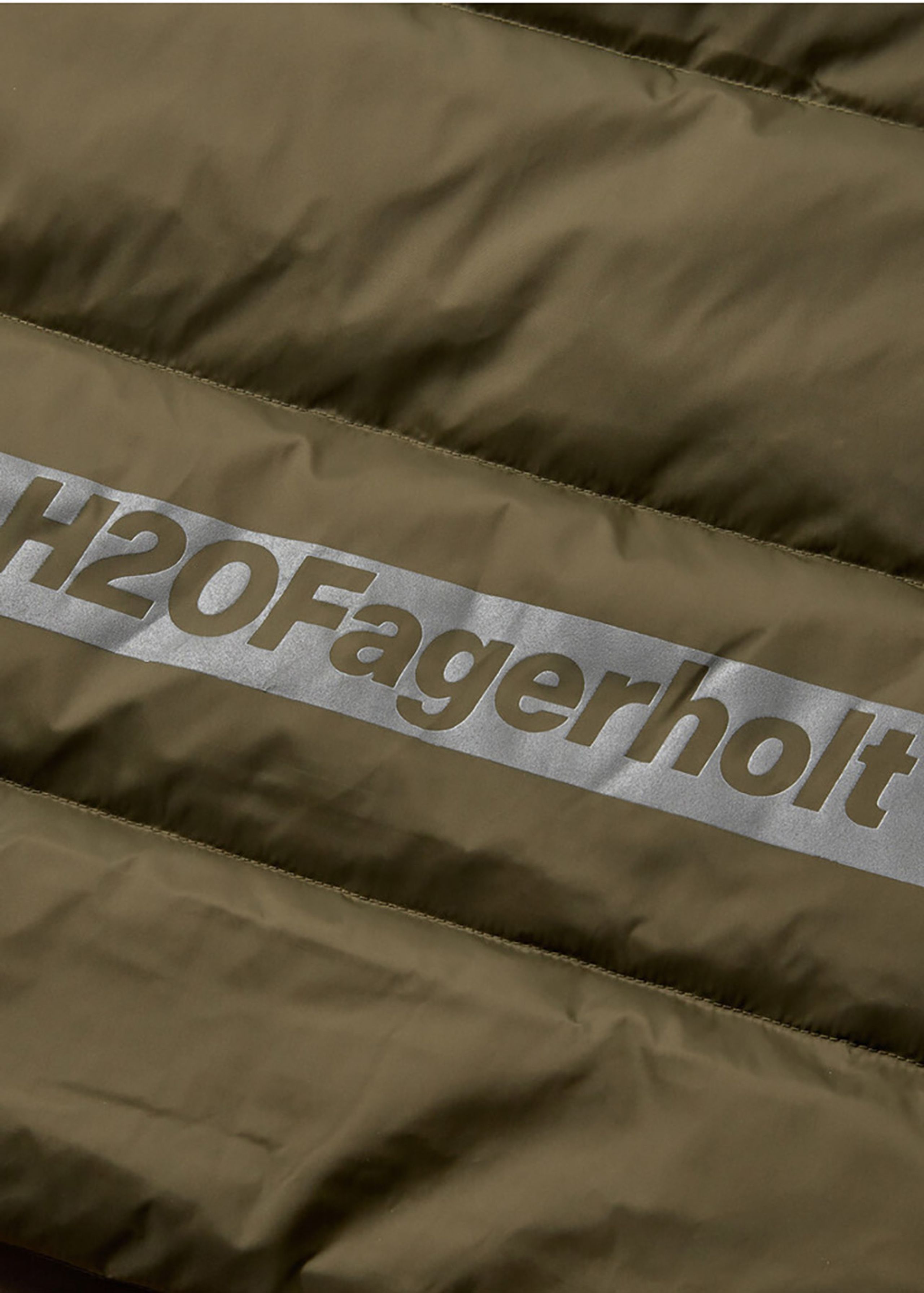 H2OFagerholt - Płaszcz - Sherlock Coat - Sand/Dark Green Moss